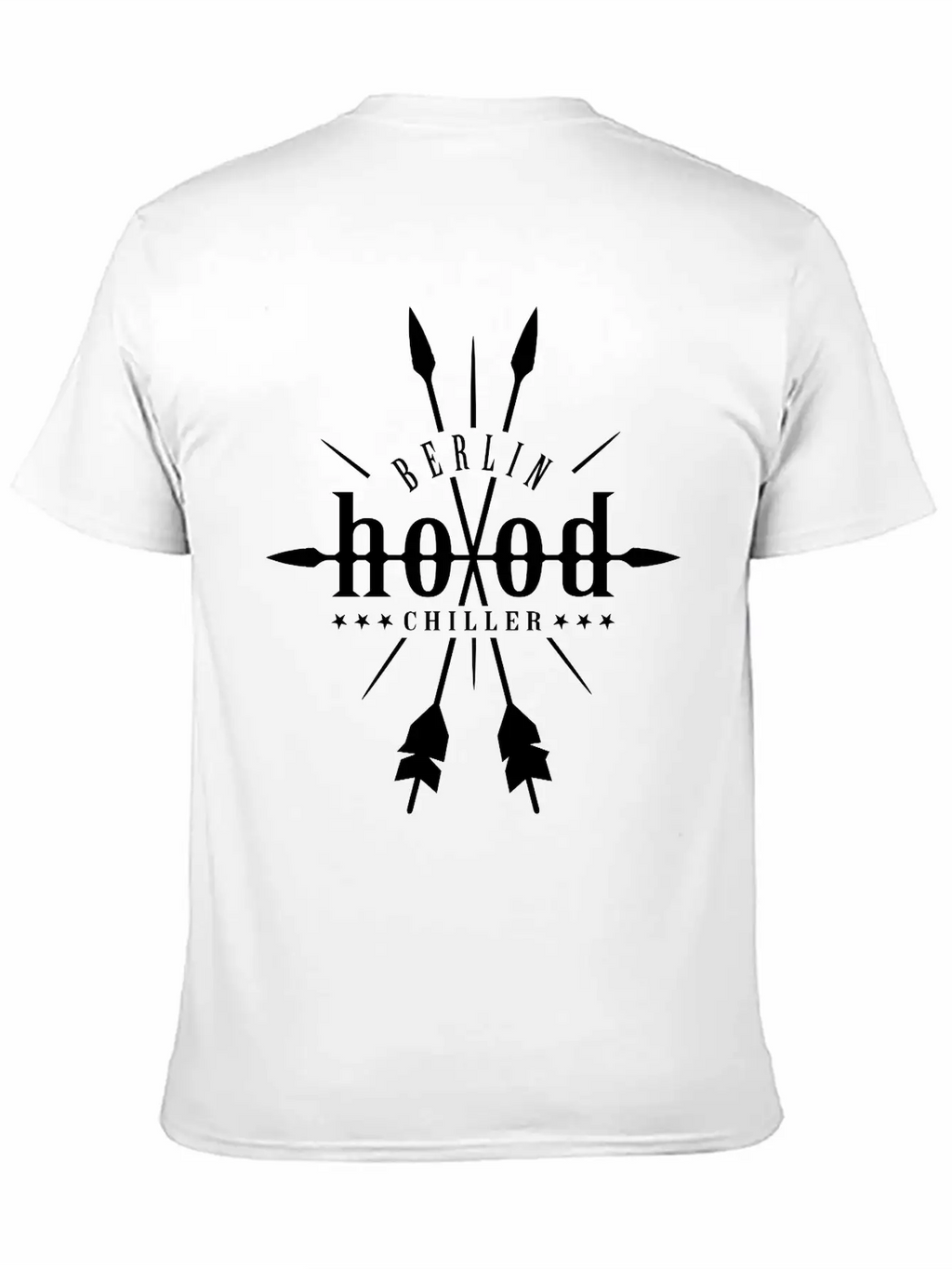 Hood Robin Hood Chiller Berlin Unisex Short Sleeve Soft Cotton T-Shirt – Casual Everyday Wear
