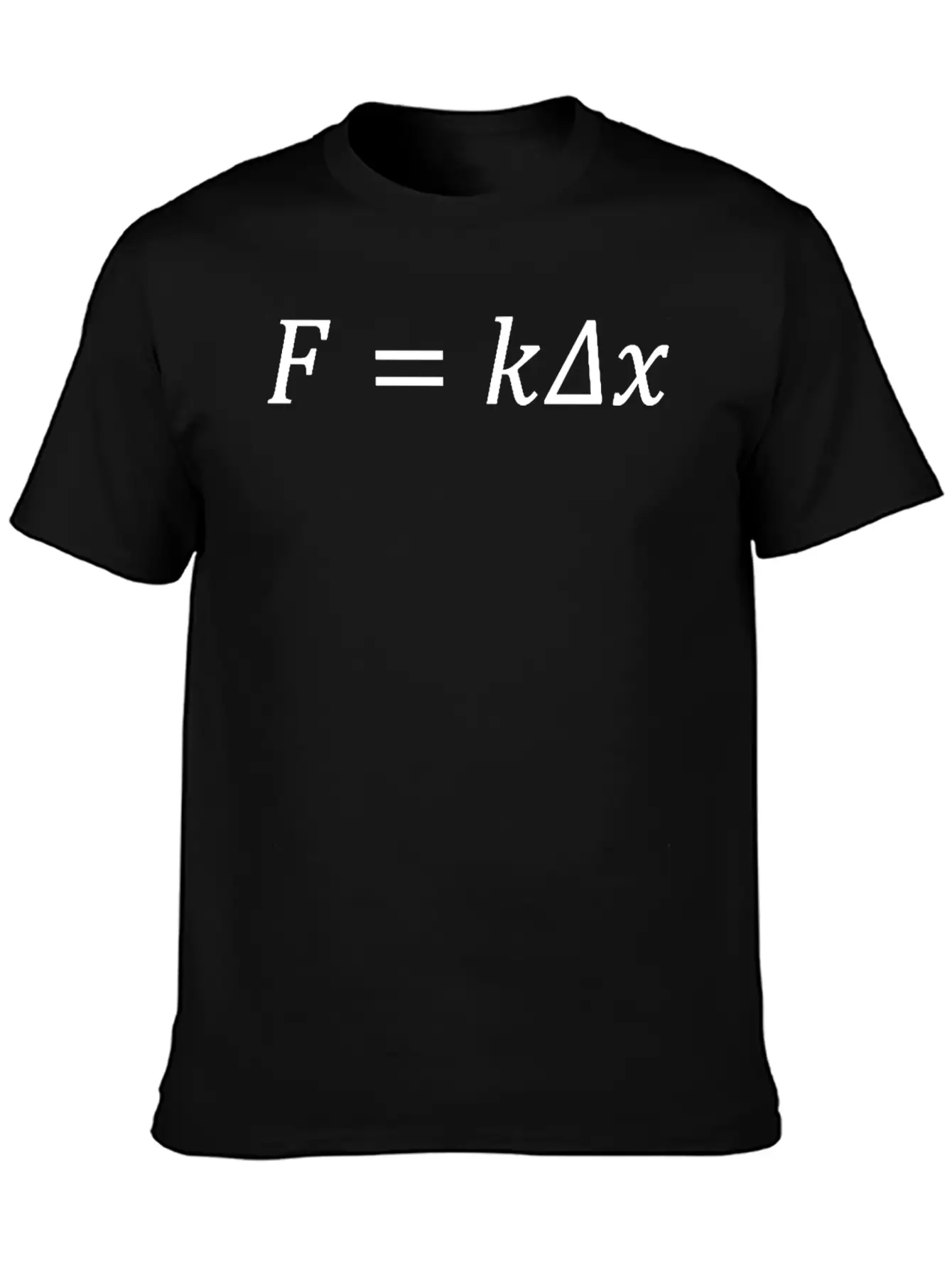Hooke S Law For Linear Deformation Classical Essential Cotton Tee For Daily Outfits – Unisex Style