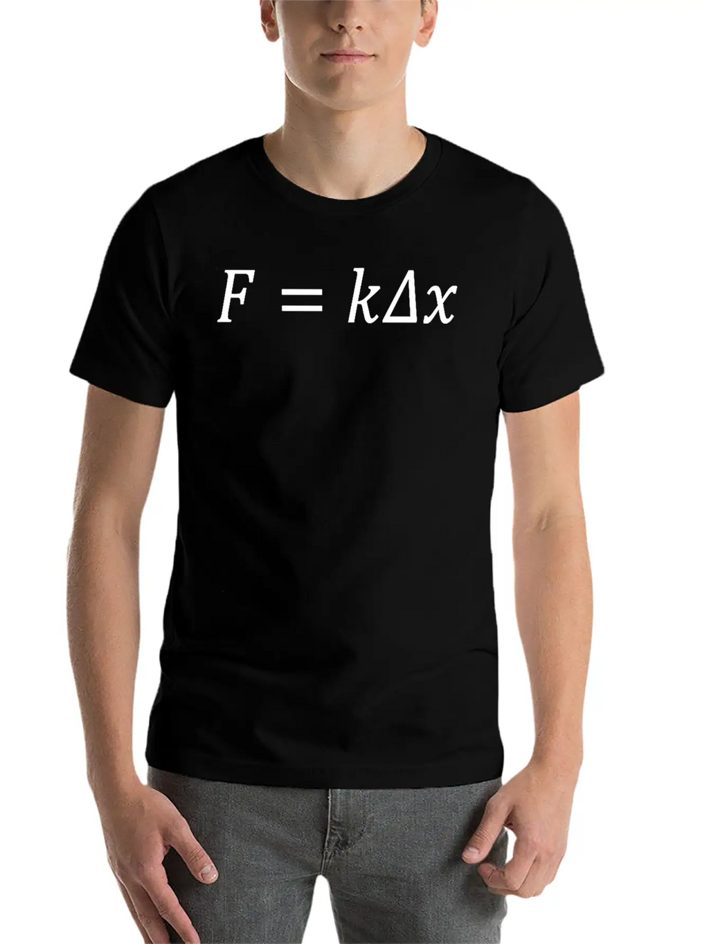 Hooke S Law For Linear Deformation Classical Essential Cotton Tee For Daily Outfits – Unisex Style