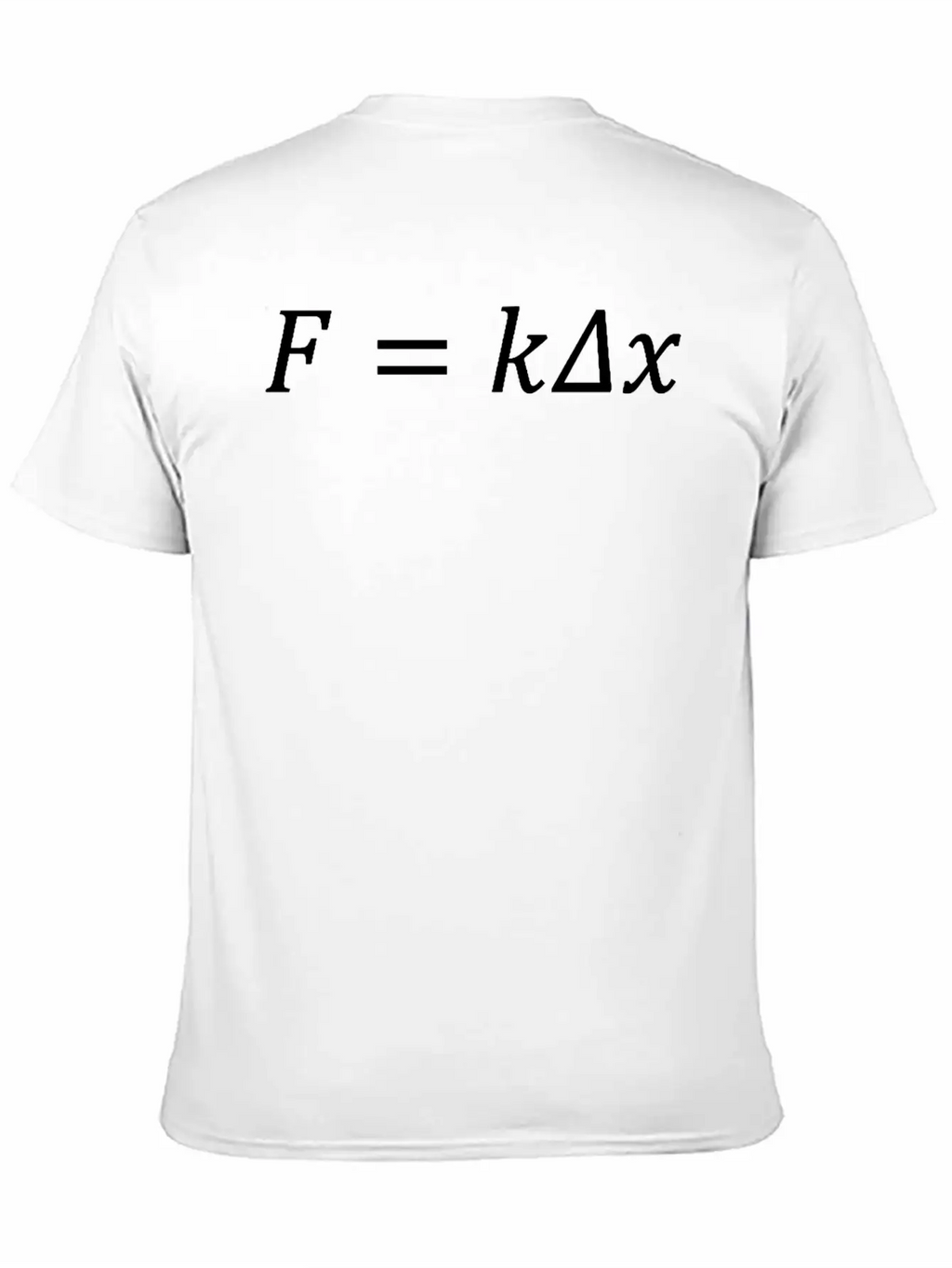 Hooke S Law For Linear Deformation Classical Essential Cotton Tee For Daily Outfits – Unisex Style