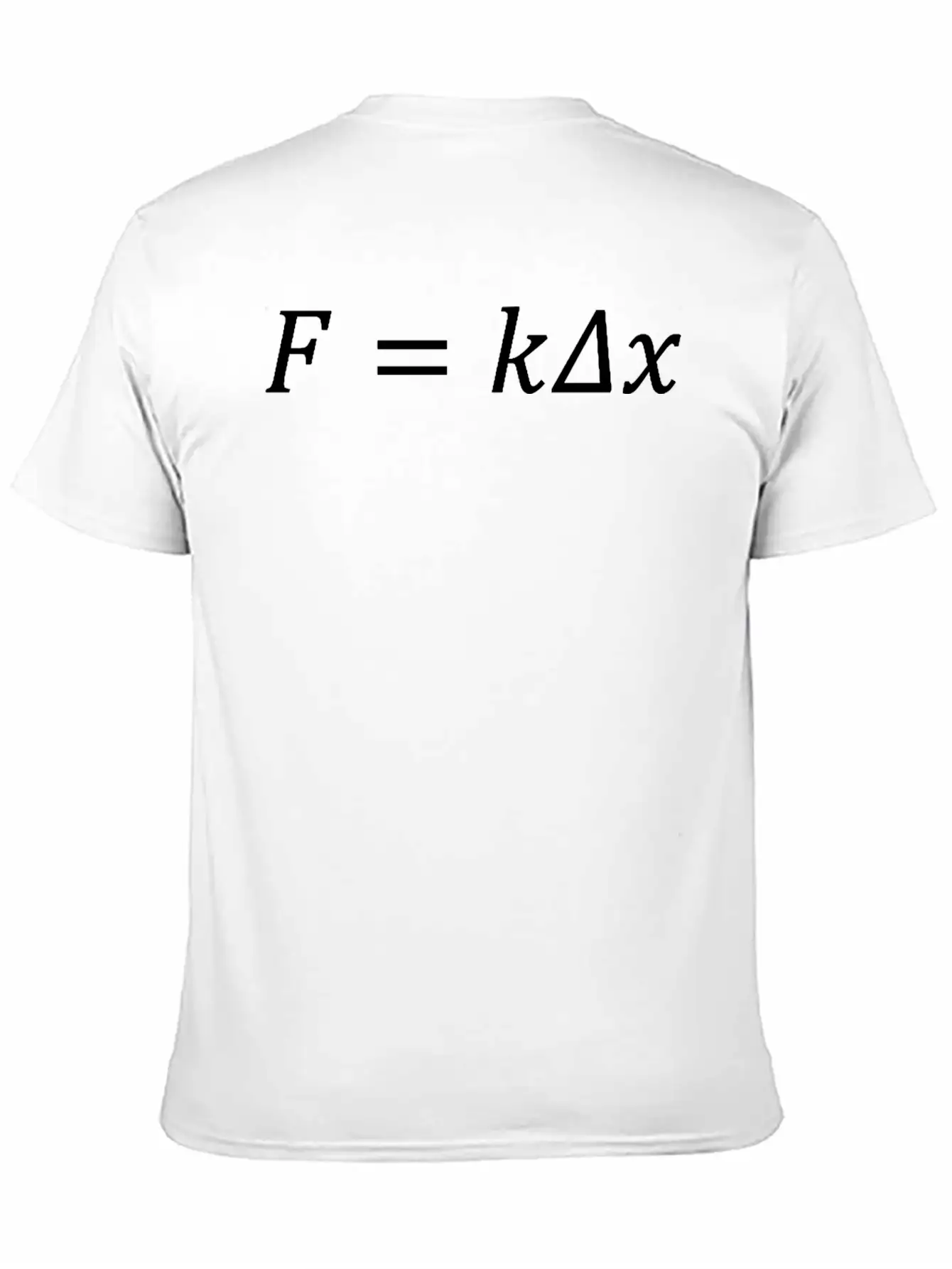 Hooke S Law For Linear Deformation Classical Essential Cotton Tee For Daily Outfits – Unisex Style