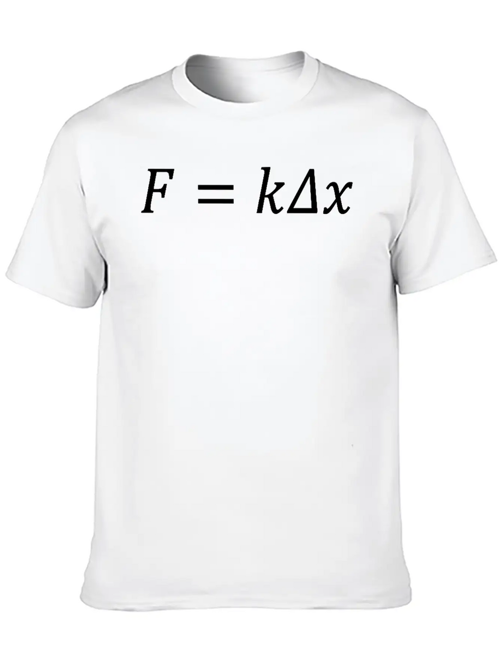 Hooke S Law For Linear Deformation Classical Essential Cotton Tee For Daily Outfits – Unisex Style