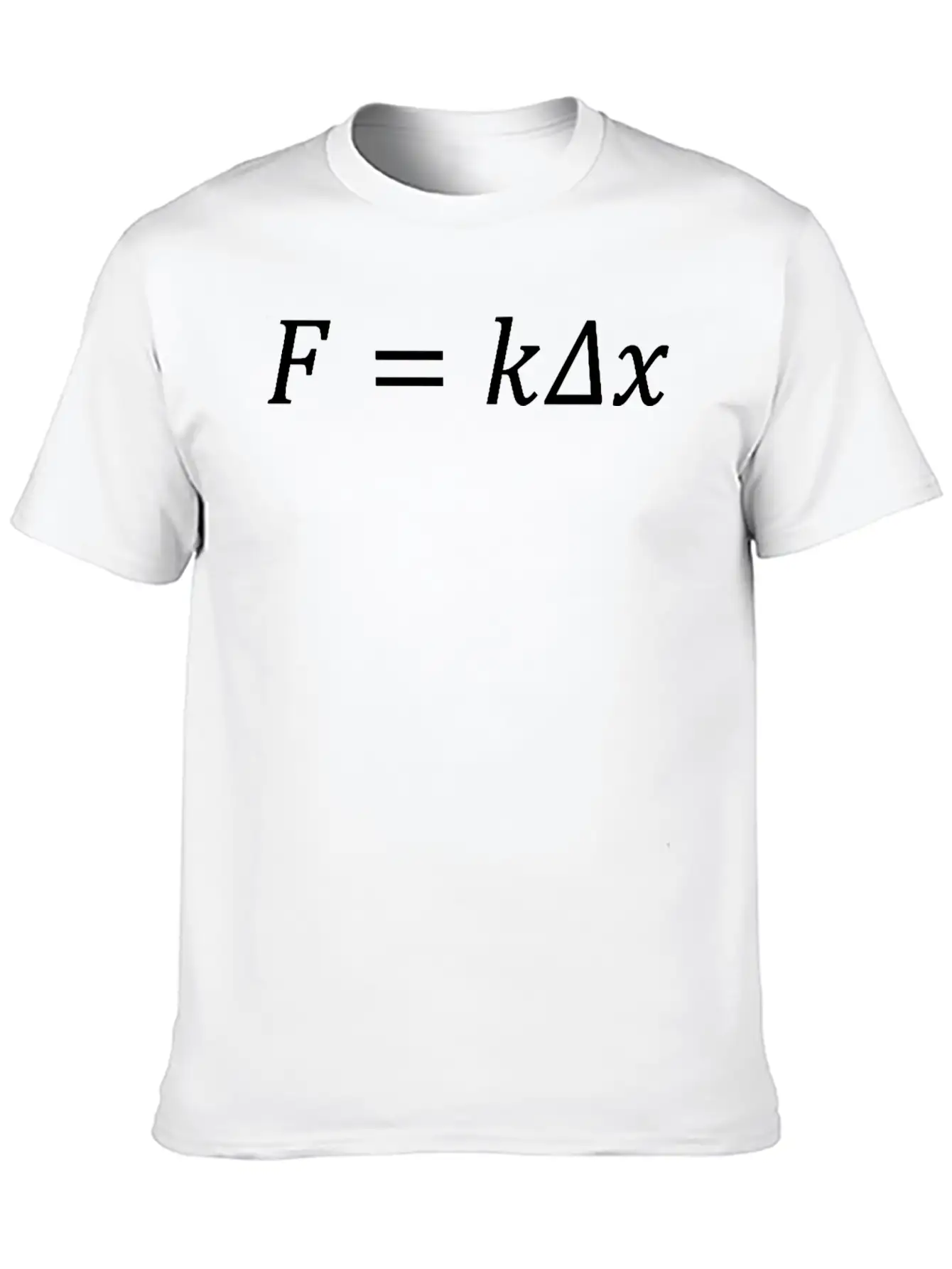 Hooke S Law For Linear Deformation Classical Essential Cotton Tee For Daily Outfits – Unisex Style
