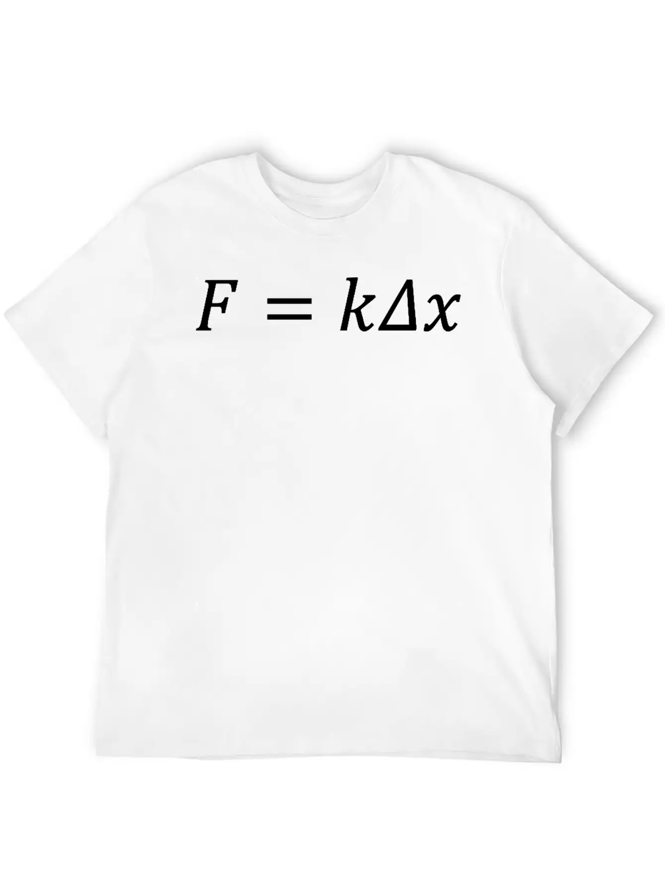 Hooke S Law For Linear Deformation Classical Essential Cotton Tee For Daily Outfits – Unisex Style