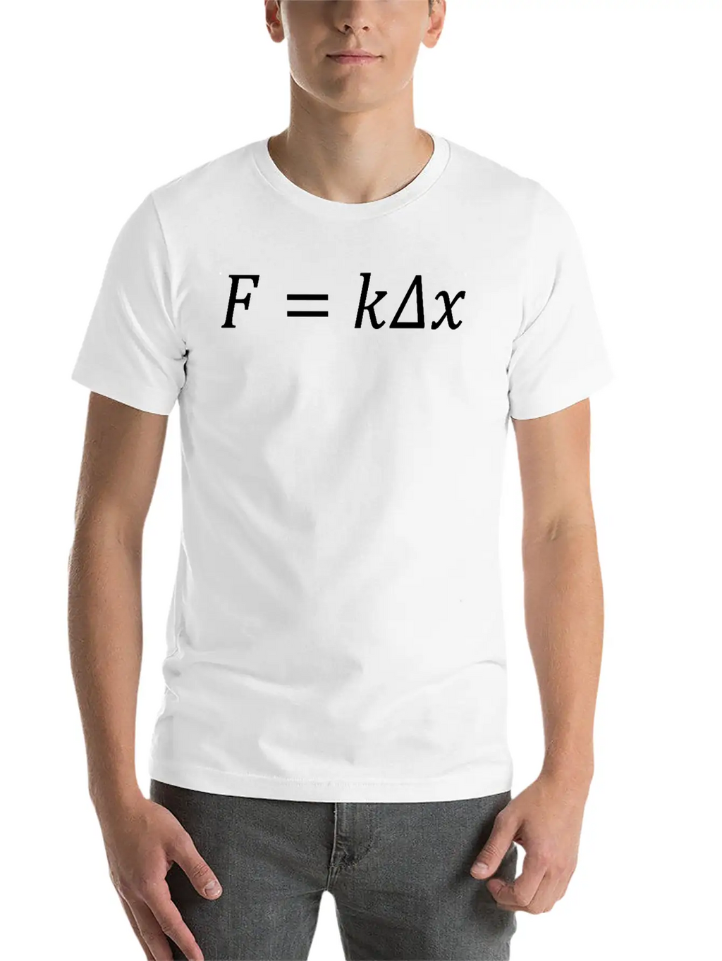 Hooke S Law For Linear Deformation Classical Essential Cotton Tee For Daily Outfits – Unisex Style