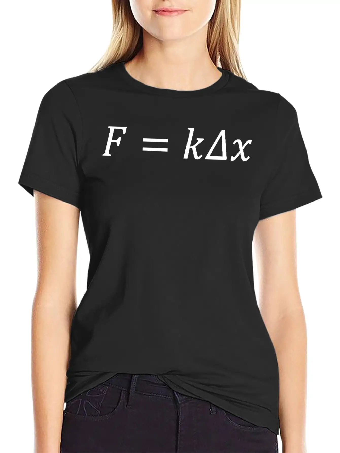 Hooke S Law For Linear Deformation Classical Essential Cotton Tee For Daily Outfits – Unisex Style