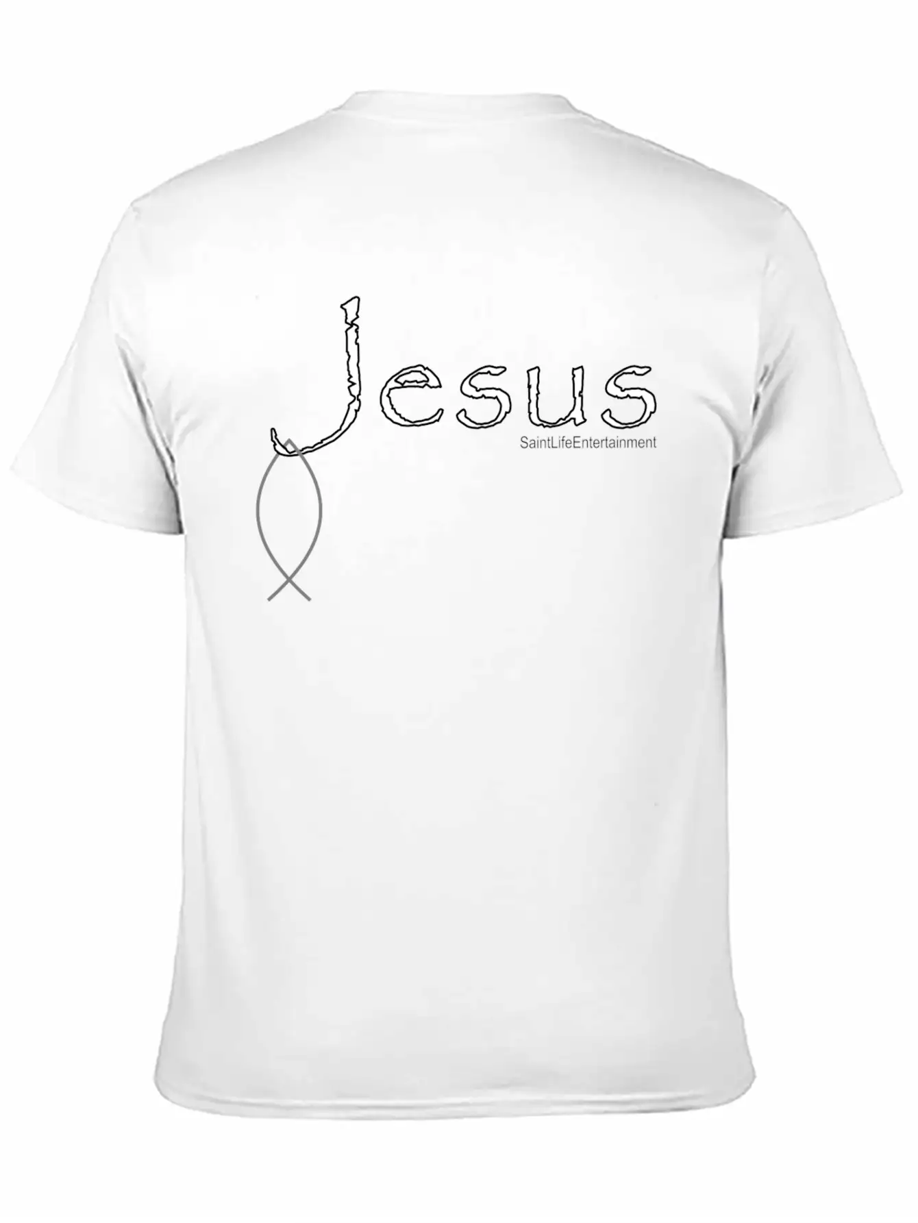 Hooked On Jesus Breathable Soft Cotton T-Shirt – Timeless Casual Look