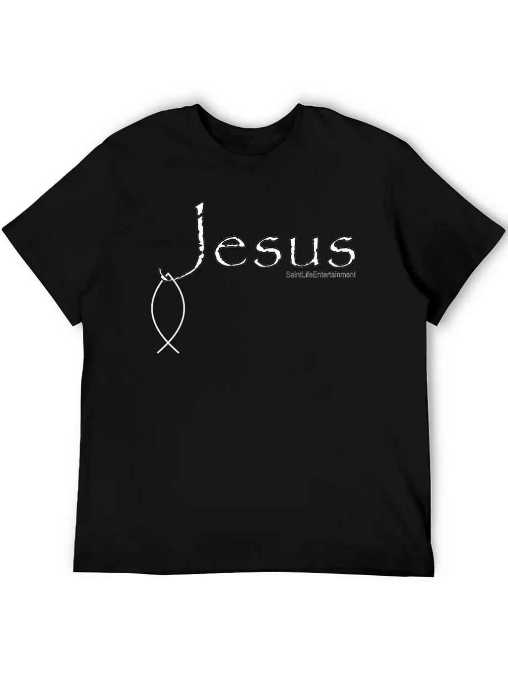 Hooked On Jesus Breathable Soft Cotton T-Shirt – Timeless Casual Look