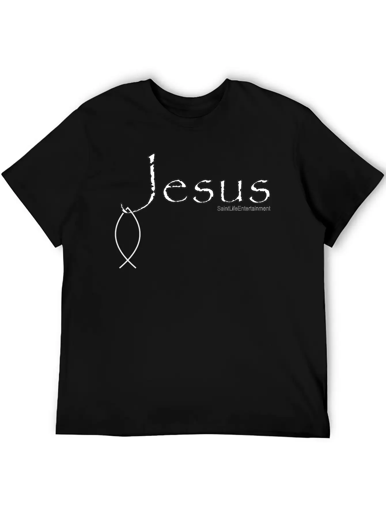 Hooked On Jesus Breathable Soft Cotton T-Shirt – Timeless Casual Look