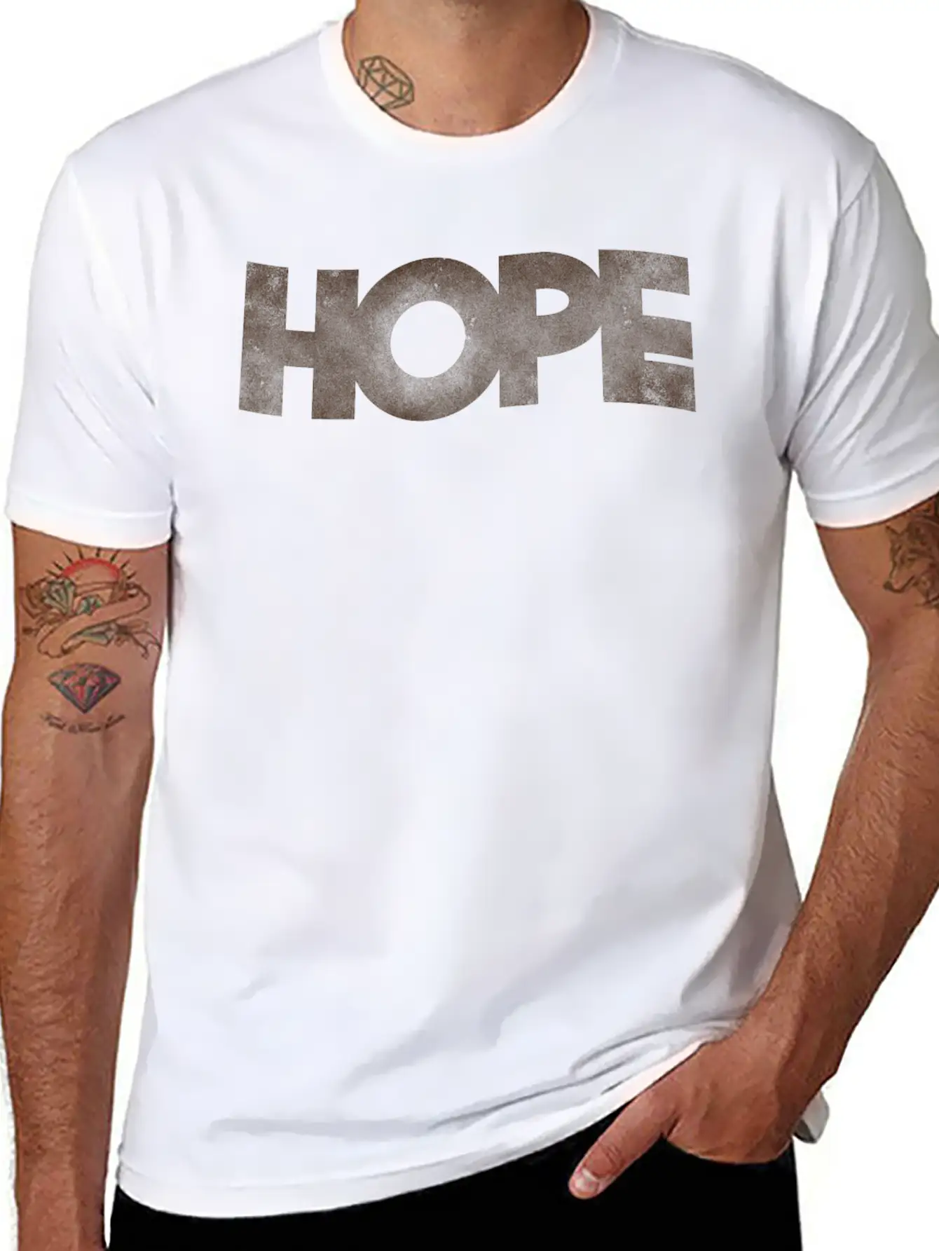 Hope Unisex Short Sleeve Soft Cotton T-Shirt – Casual Everyday Wear