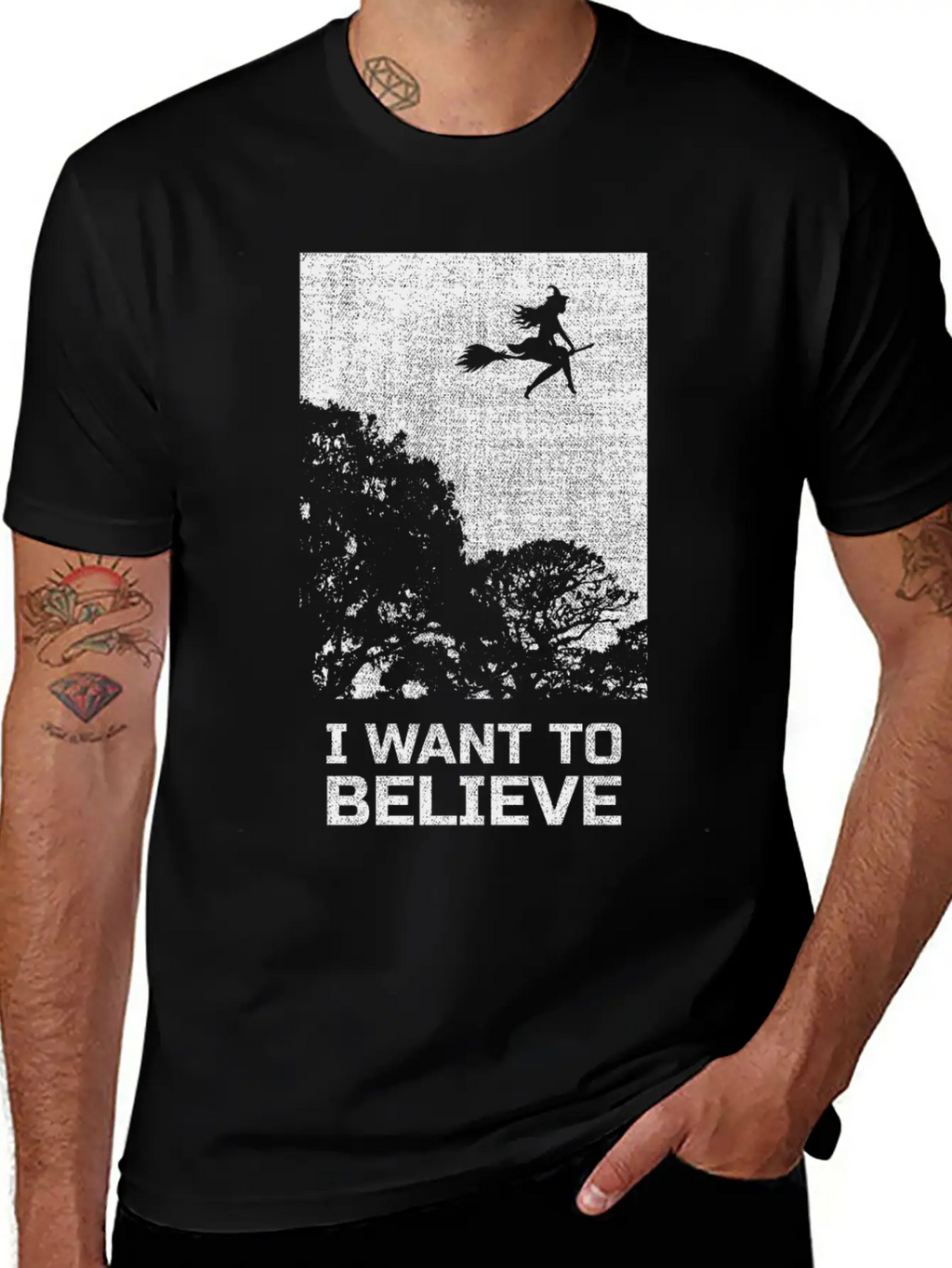 Horror Movie Outfit Film Festival Halloween Witch Stylish Everyday T-Shirt – Unisex Basic Cotton Tee