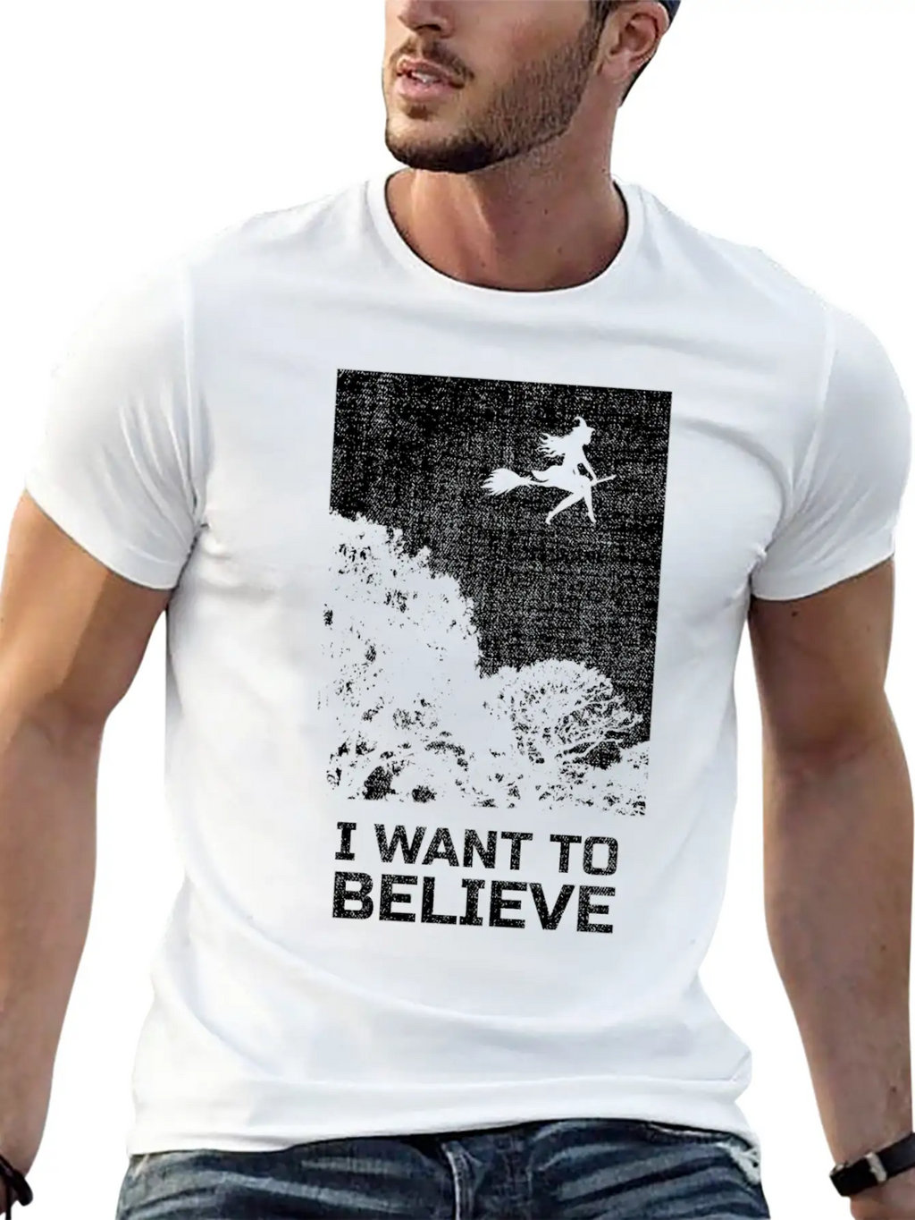 Horror Movie Outfit Film Festival Halloween Witch Stylish Everyday T-Shirt – Unisex Basic Cotton Tee