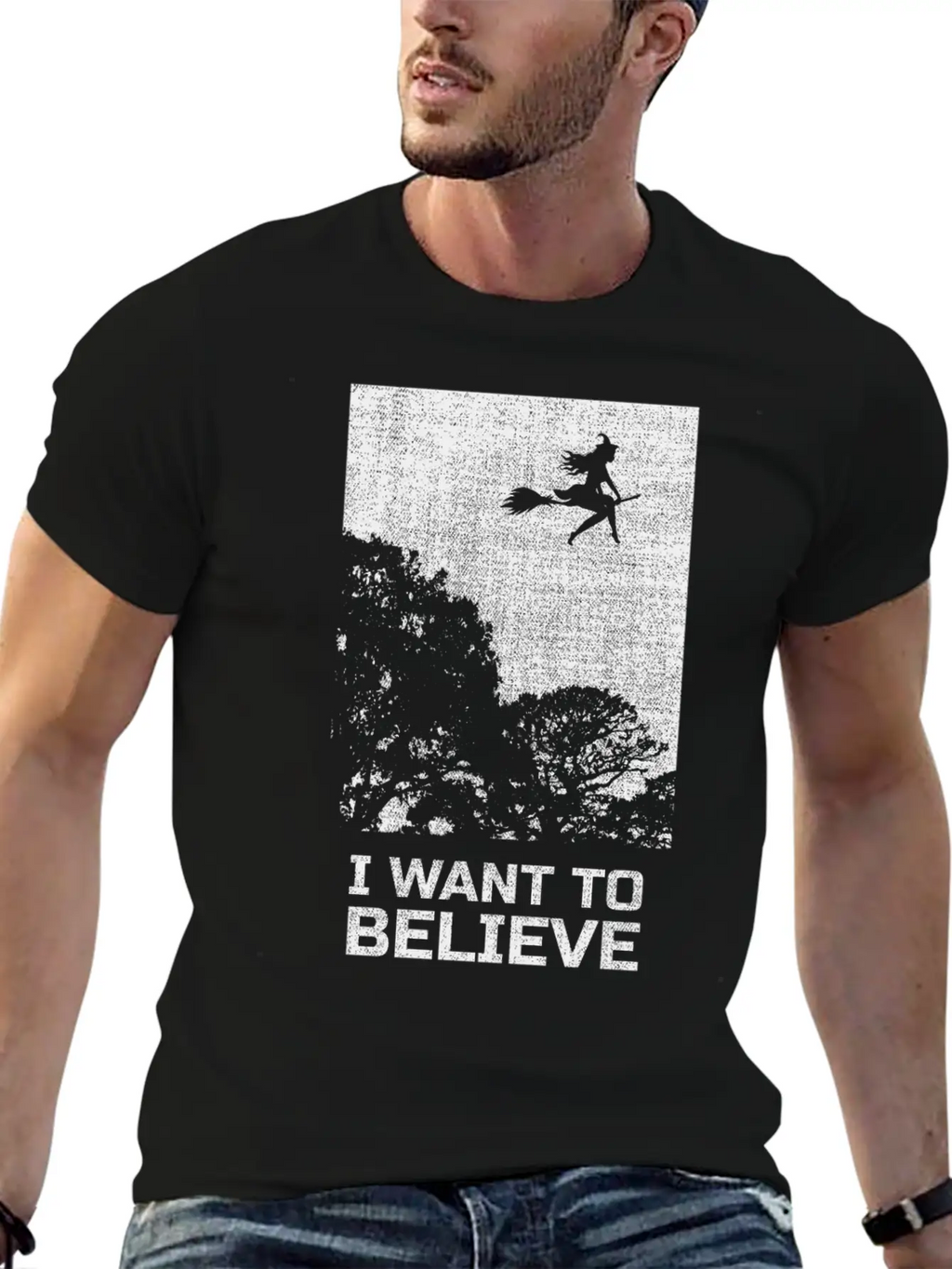 Horror Movie Outfit Film Festival Halloween Witch Stylish Everyday T-Shirt – Unisex Basic Cotton Tee