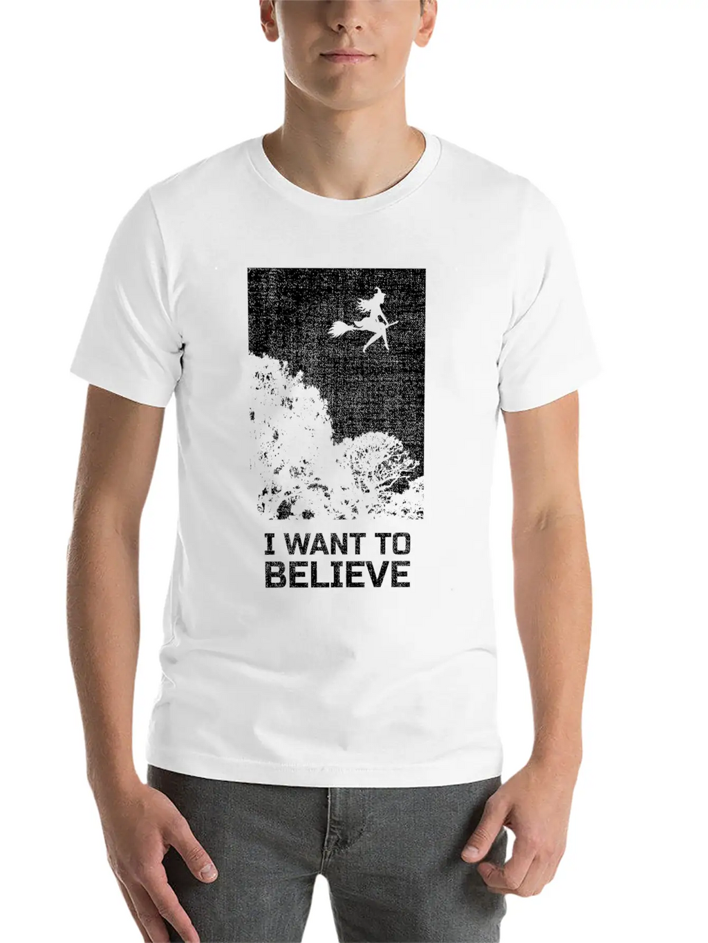Horror Movie Outfit Film Festival Halloween Witch Stylish Everyday T-Shirt – Unisex Basic Cotton Tee