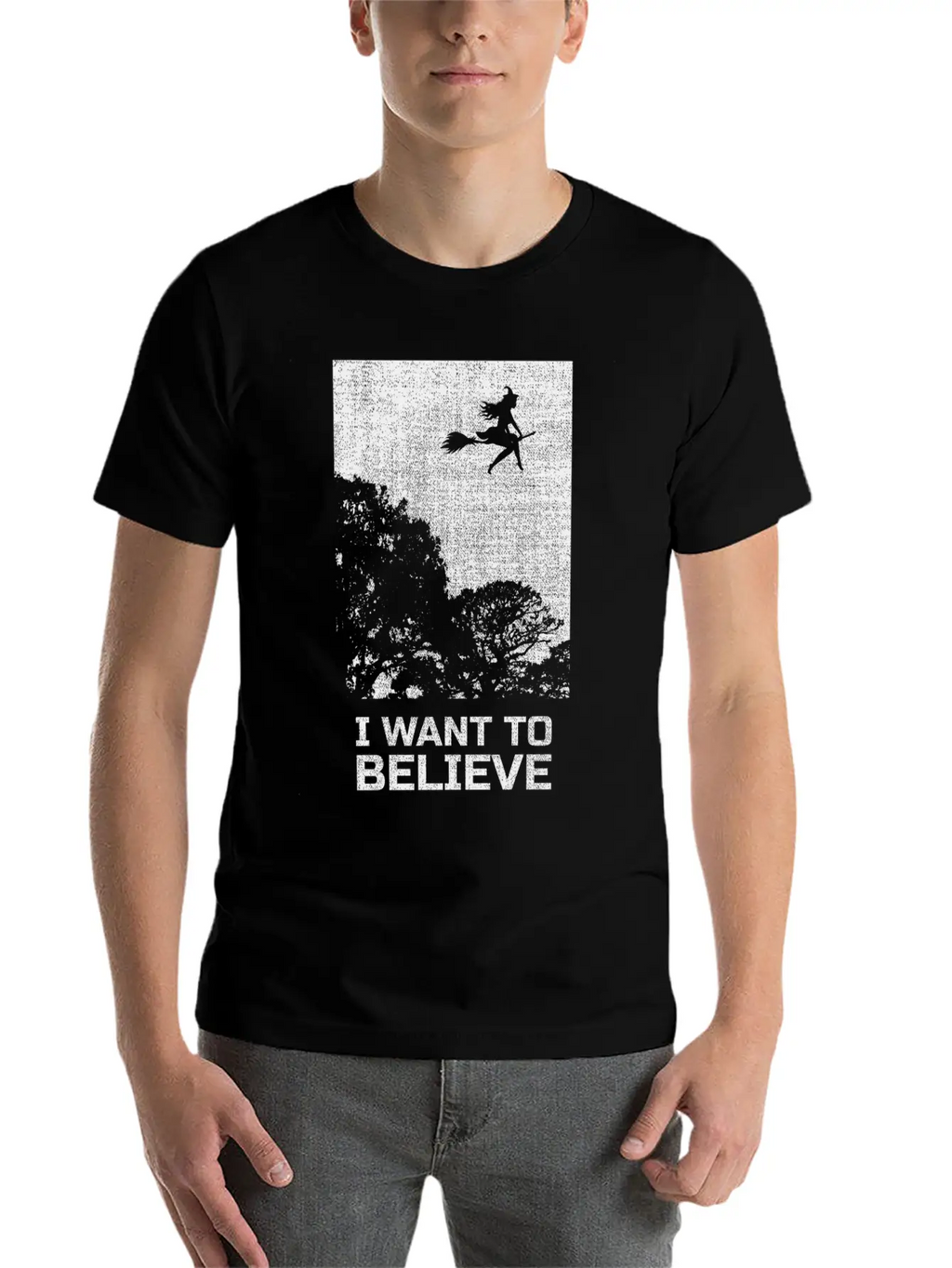 Horror Movie Outfit Film Festival Halloween Witch Stylish Everyday T-Shirt – Unisex Basic Cotton Tee