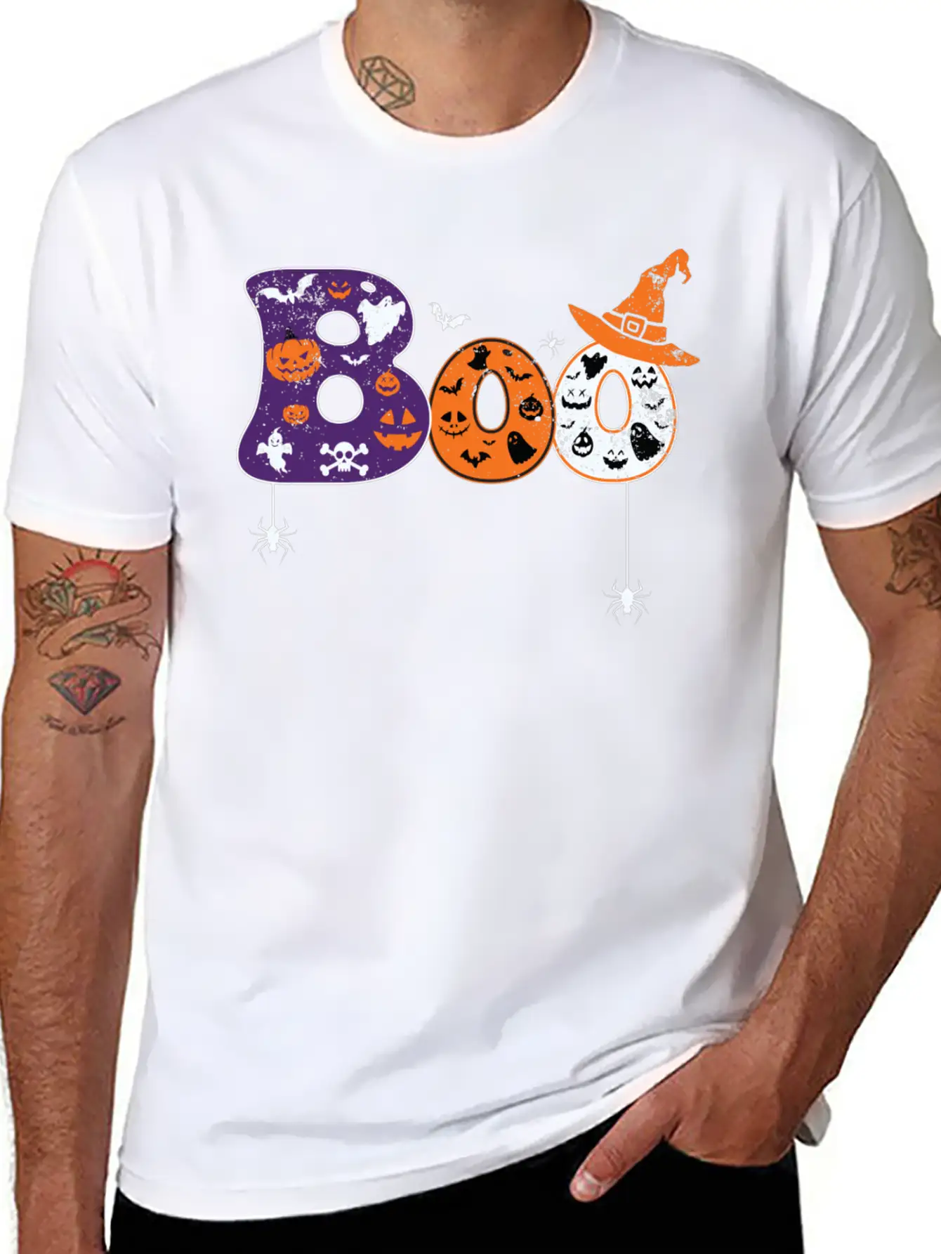 Horror Witch Film Outfit Film Festival Halloween Essential Cotton Tee For Daily Outfits – Unisex Style