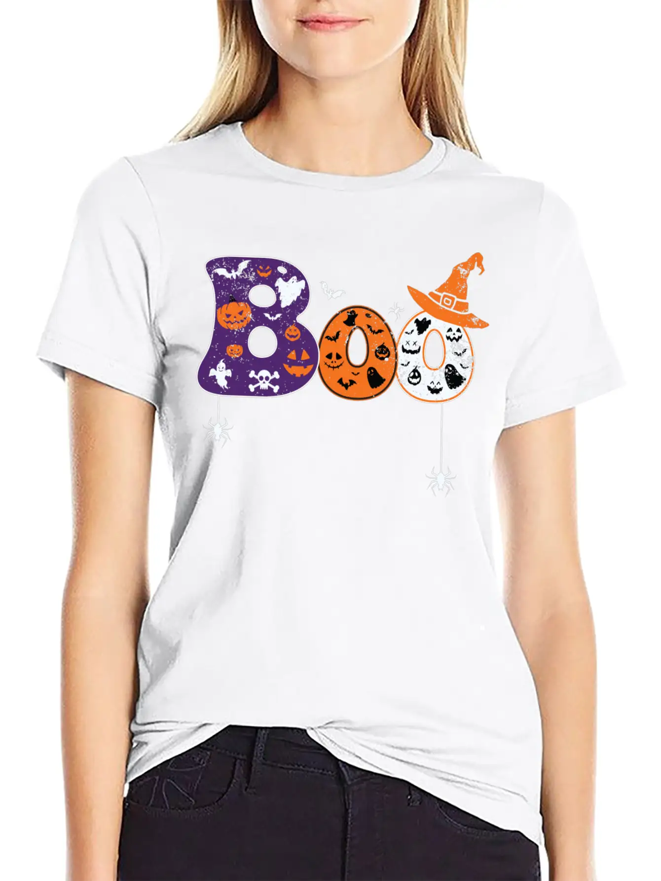 Horror Witch Film Outfit Film Festival Halloween Essential Cotton Tee For Daily Outfits – Unisex Style