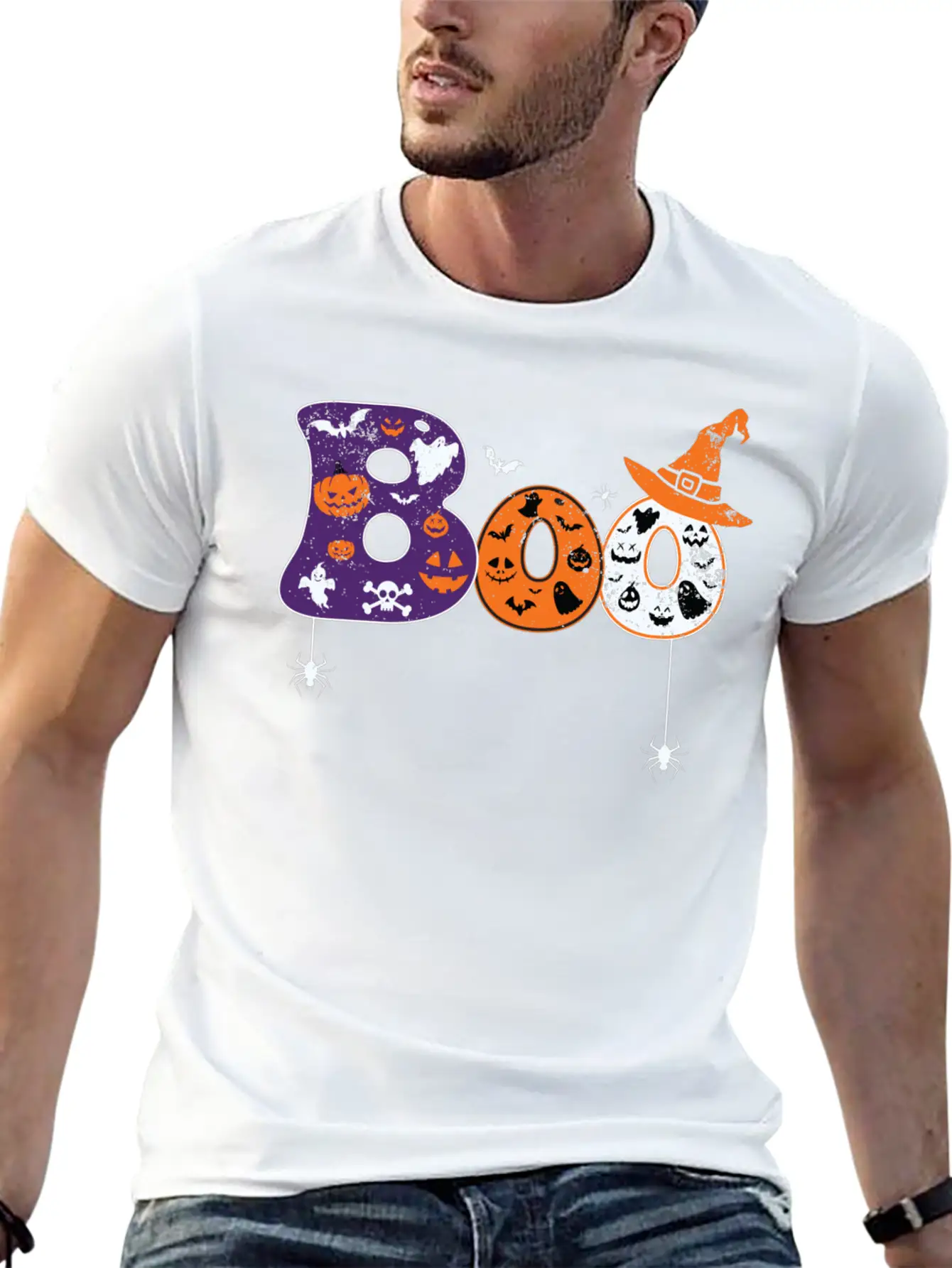 Horror Witch Film Outfit Film Festival Halloween Essential Cotton Tee For Daily Outfits – Unisex Style