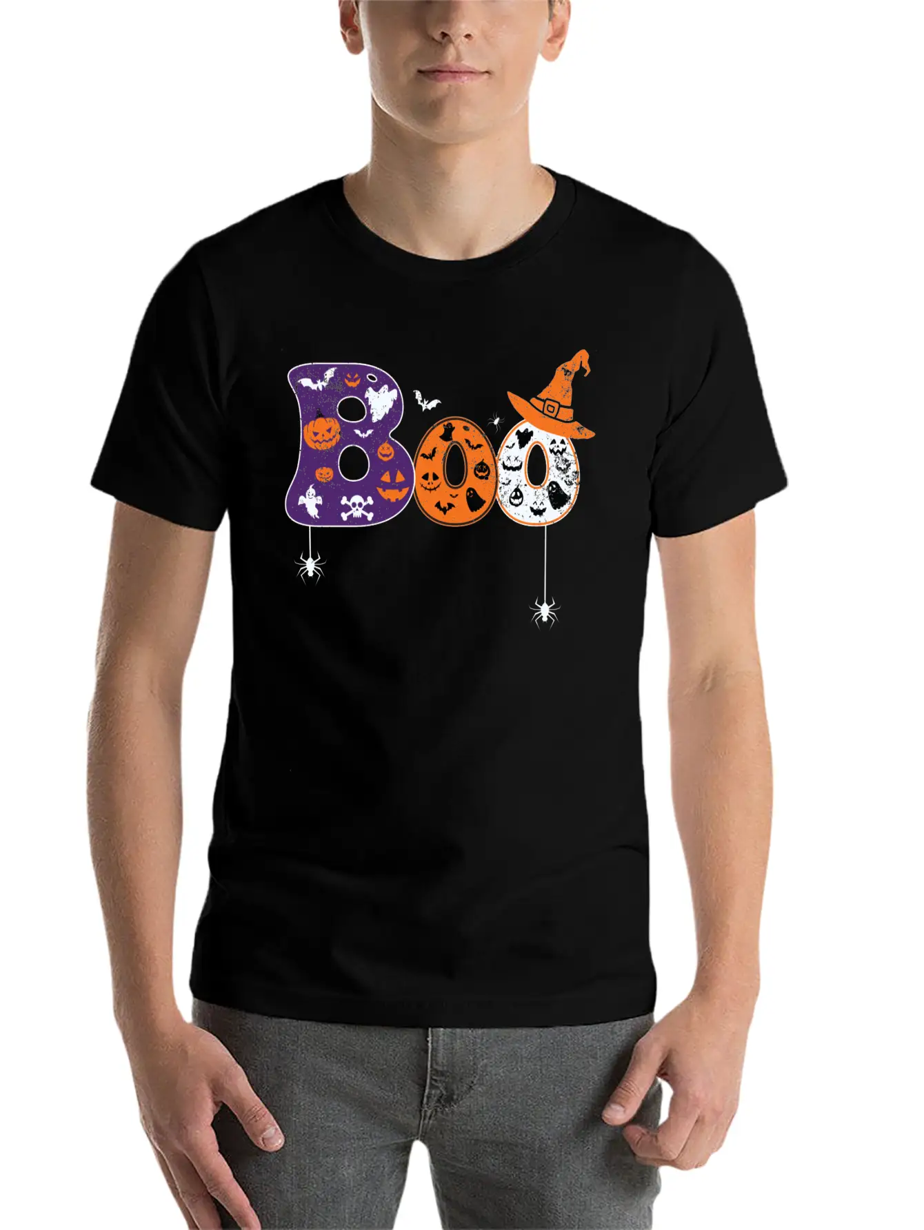 Horror Witch Film Outfit Film Festival Halloween Essential Cotton Tee For Daily Outfits – Unisex Style