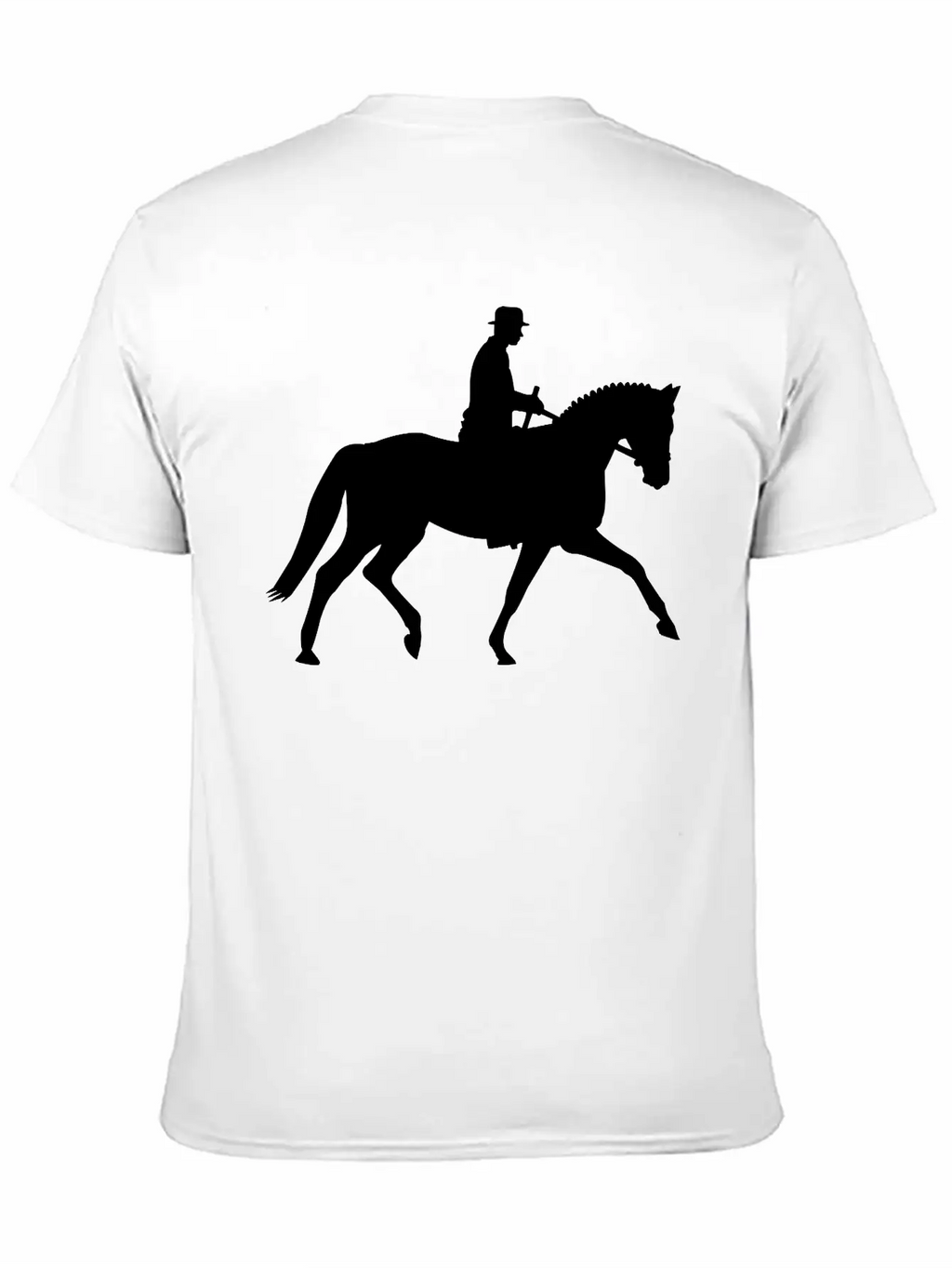 Horse And Rider Unisex Short Sleeve Soft Cotton T-Shirt – Casual Everyday Wear