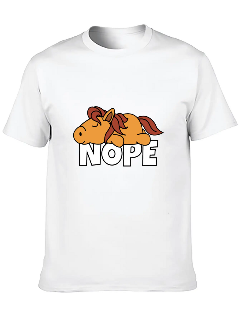 Horse Breathable Soft Cotton T-Shirt – Timeless Casual Look