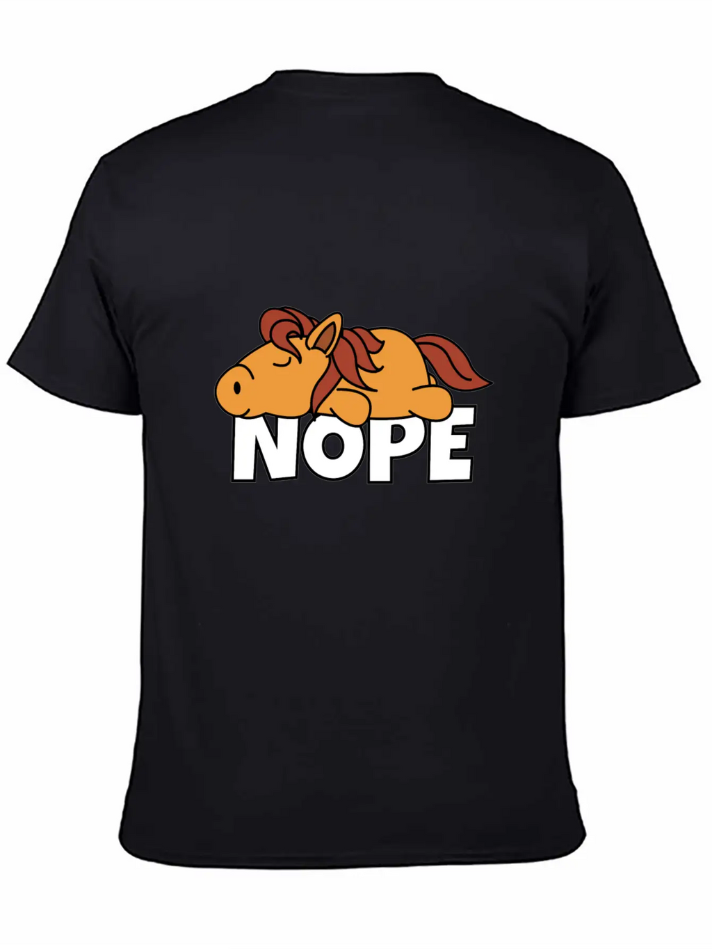 Horse Breathable Soft Cotton T-Shirt – Timeless Casual Look