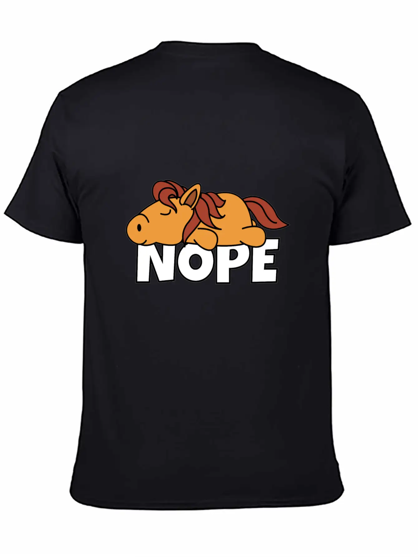 Horse Breathable Soft Cotton T-Shirt – Timeless Casual Look