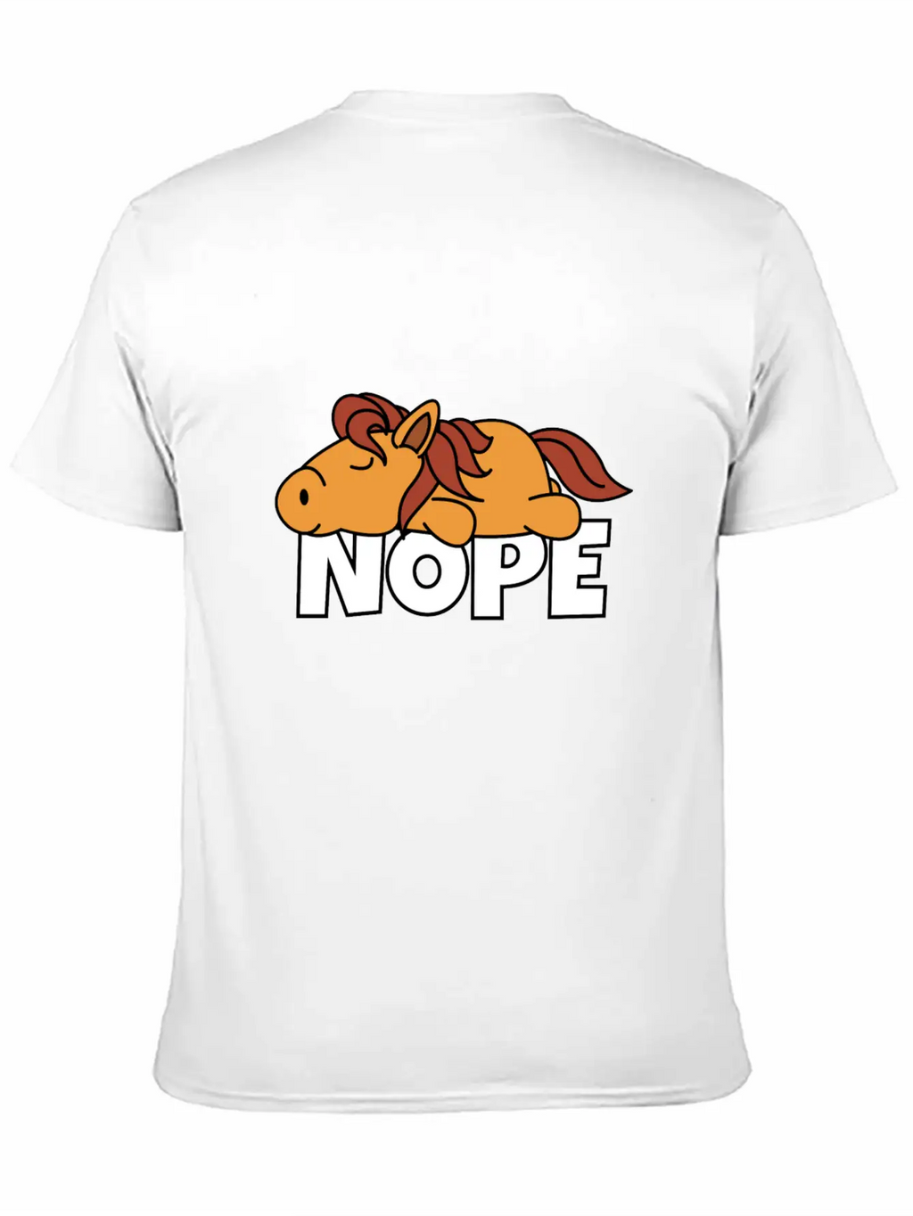 Horse Breathable Soft Cotton T-Shirt – Timeless Casual Look
