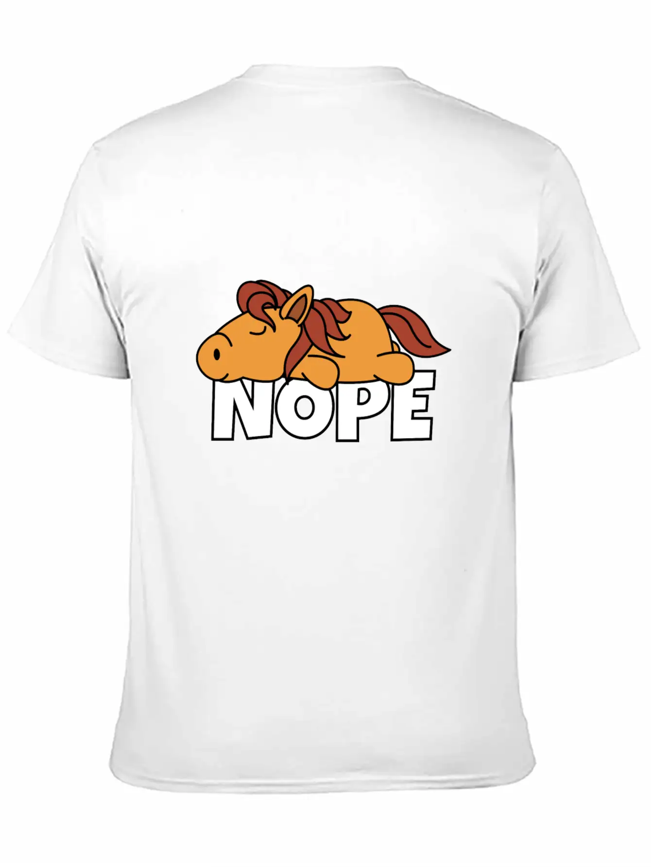 Horse Breathable Soft Cotton T-Shirt – Timeless Casual Look