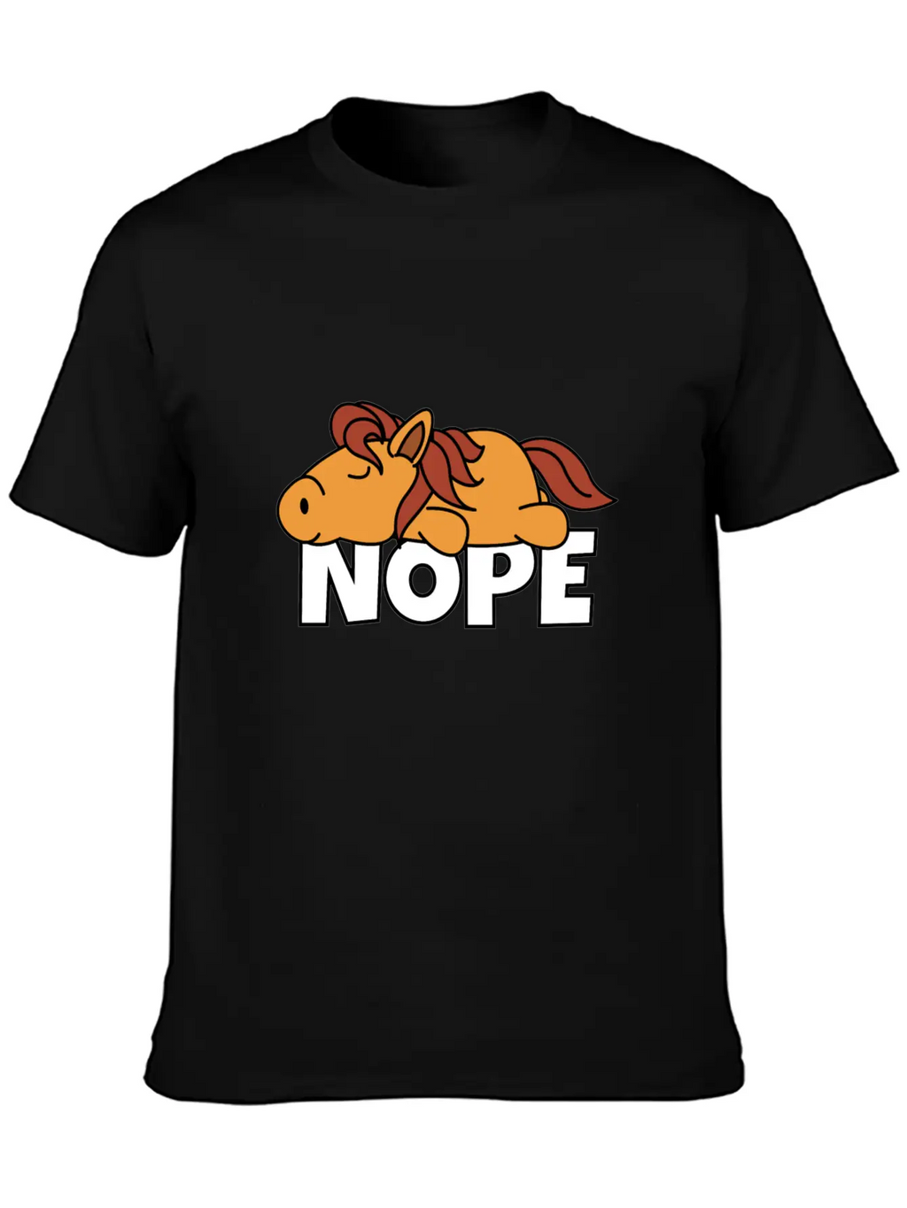 Horse Breathable Soft Cotton T-Shirt – Timeless Casual Look