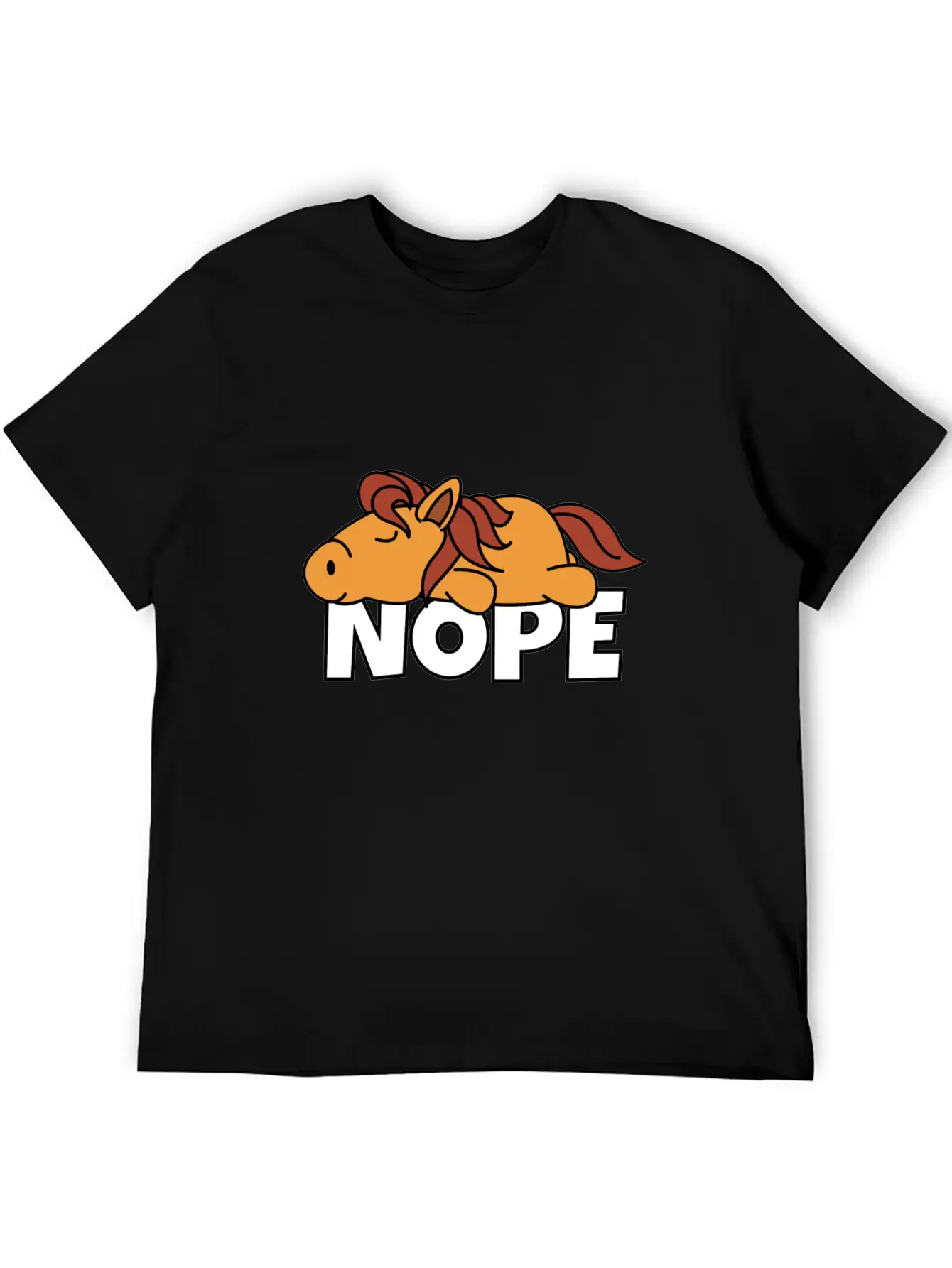 Horse Breathable Soft Cotton T-Shirt – Timeless Casual Look