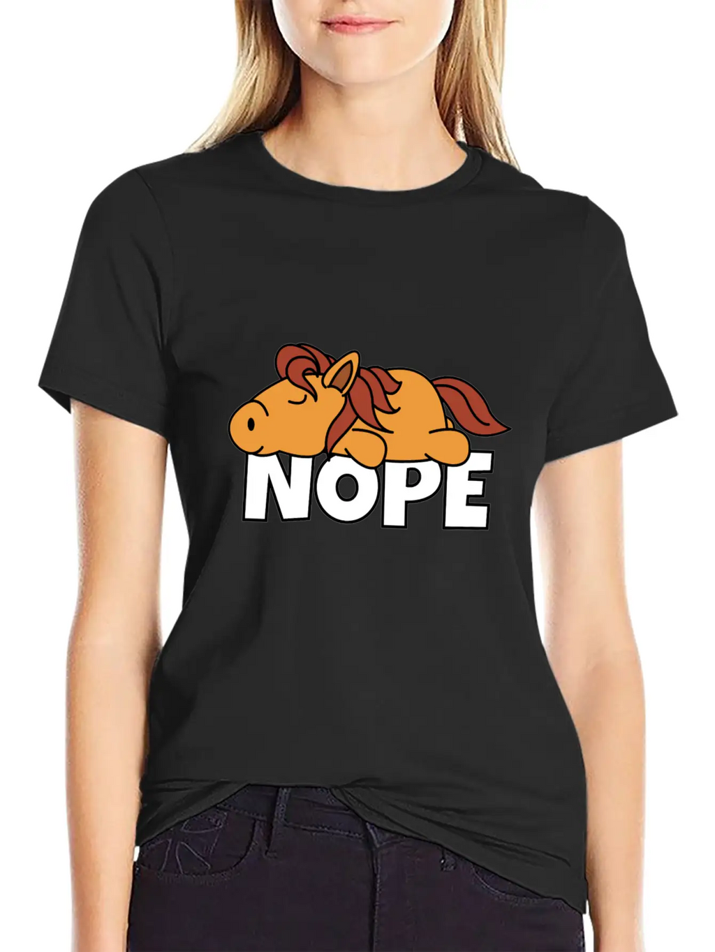 Horse Breathable Soft Cotton T-Shirt – Timeless Casual Look