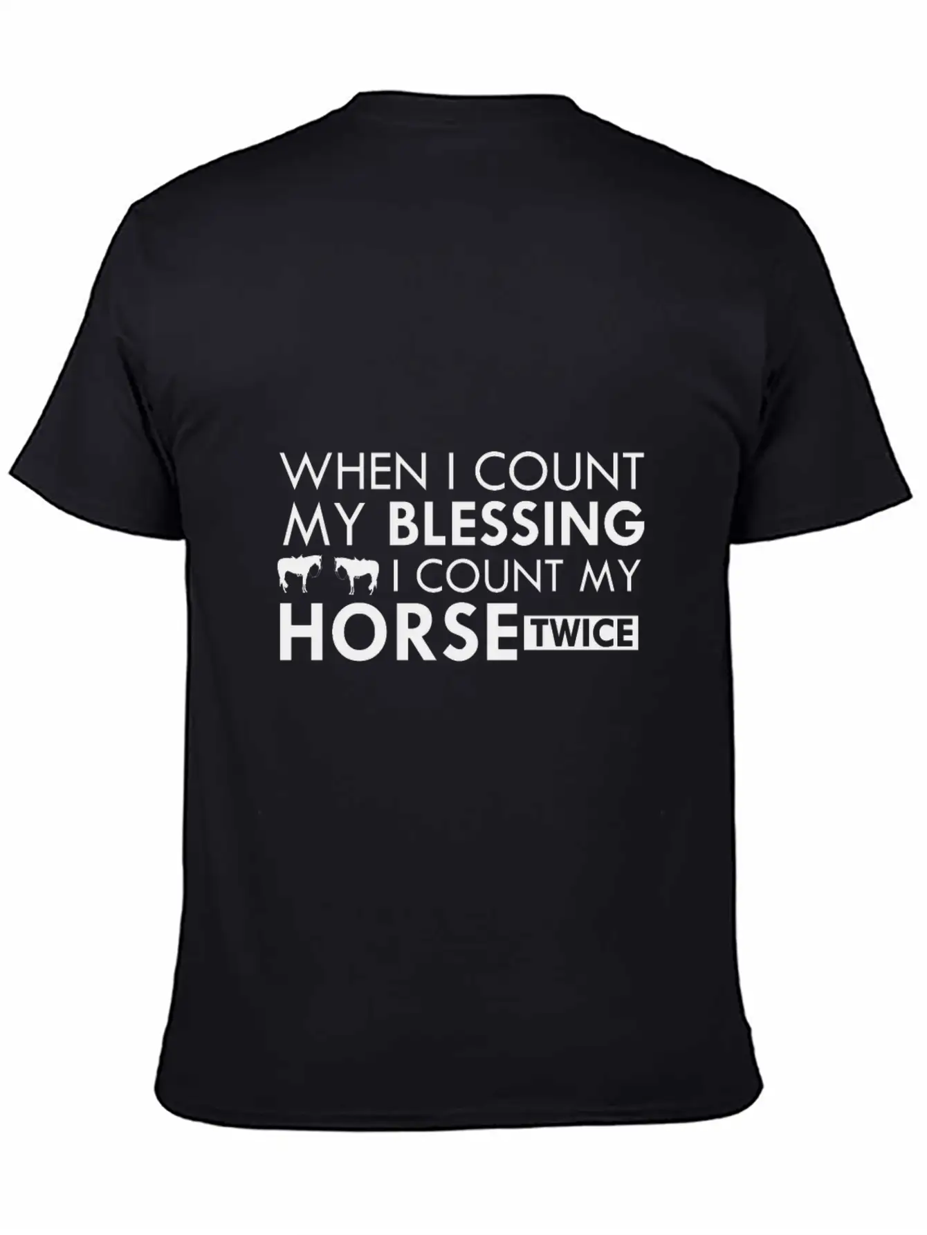 Horse Classic Fit Graphic Tee For Daily Comfort – Unisex Cotton Shirt