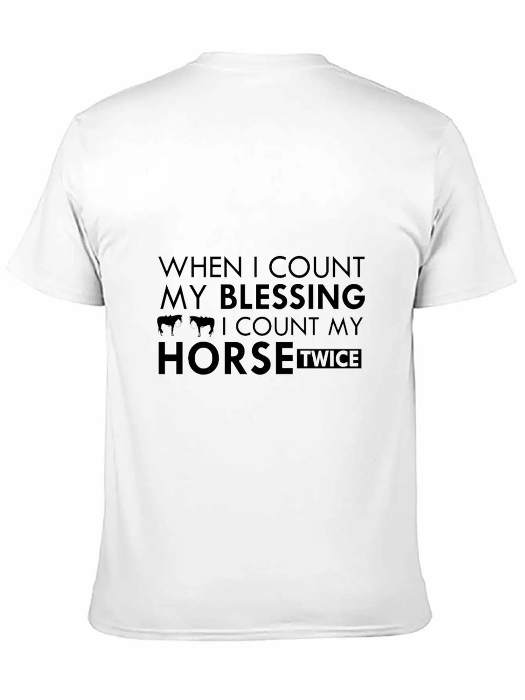 Horse Classic Fit Graphic Tee For Daily Comfort – Unisex Cotton Shirt