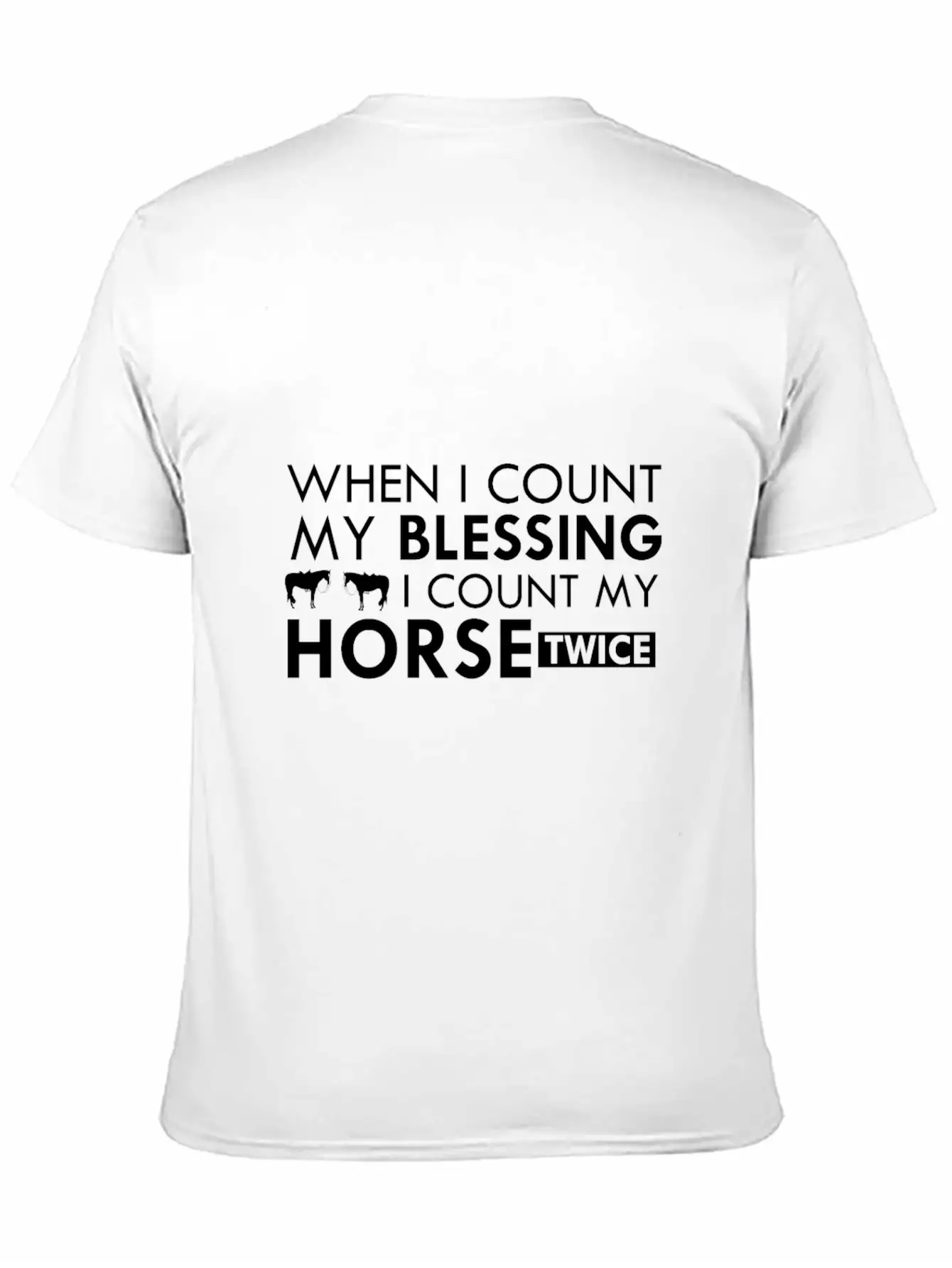 Horse Classic Fit Graphic Tee For Daily Comfort – Unisex Cotton Shirt