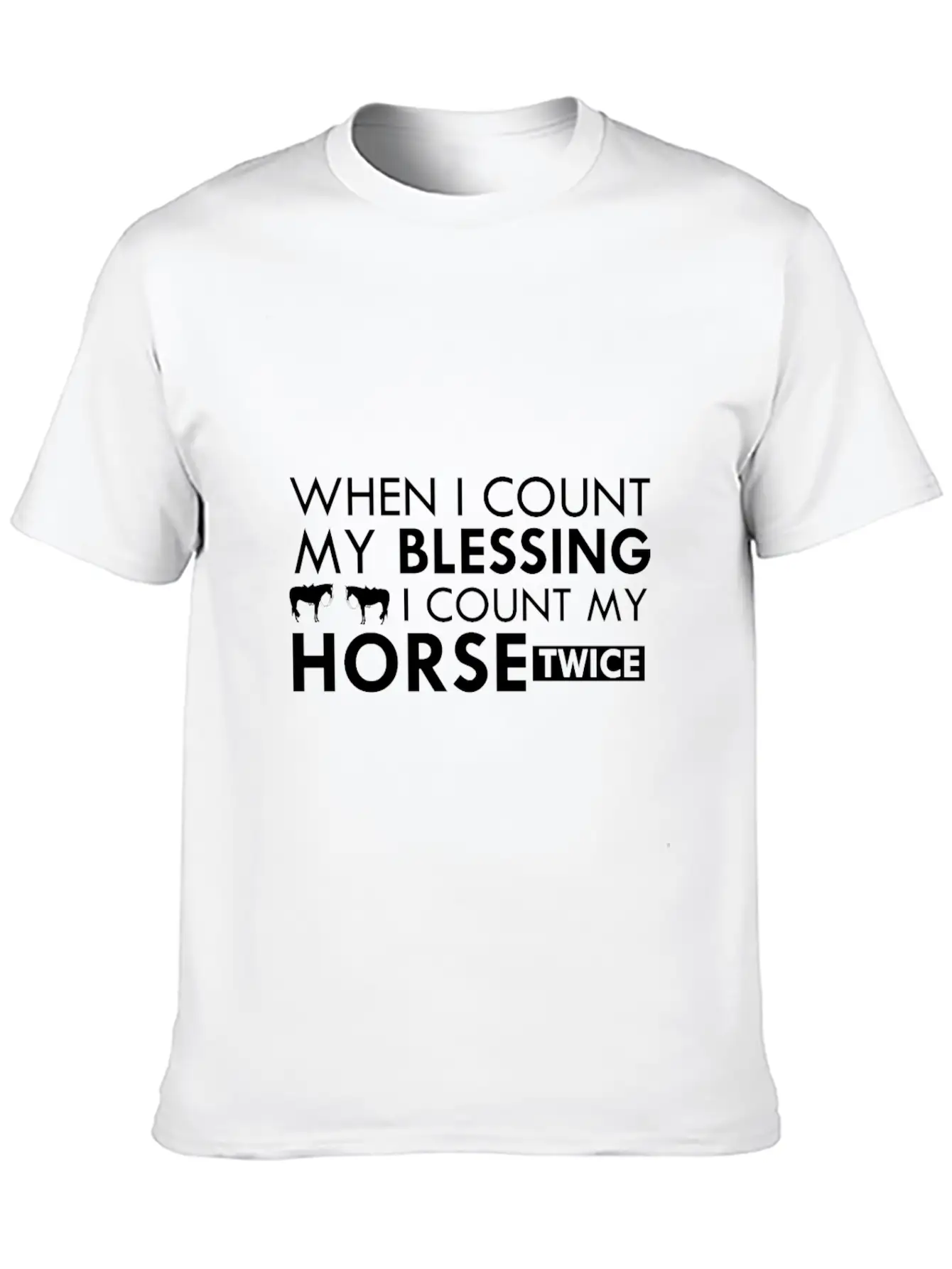 Horse Classic Fit Graphic Tee For Daily Comfort – Unisex Cotton Shirt
