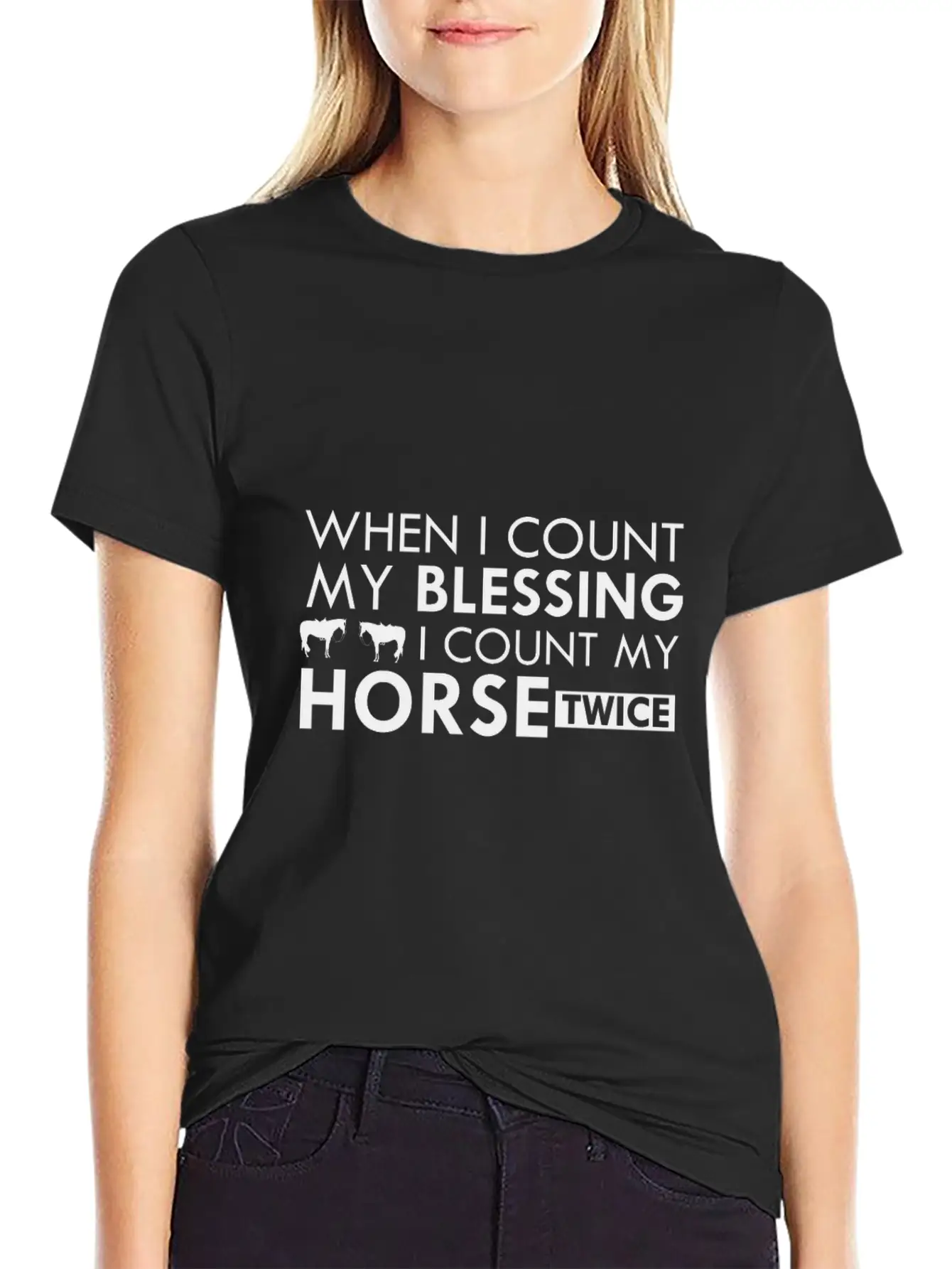 Horse Classic Fit Graphic Tee For Daily Comfort – Unisex Cotton Shirt