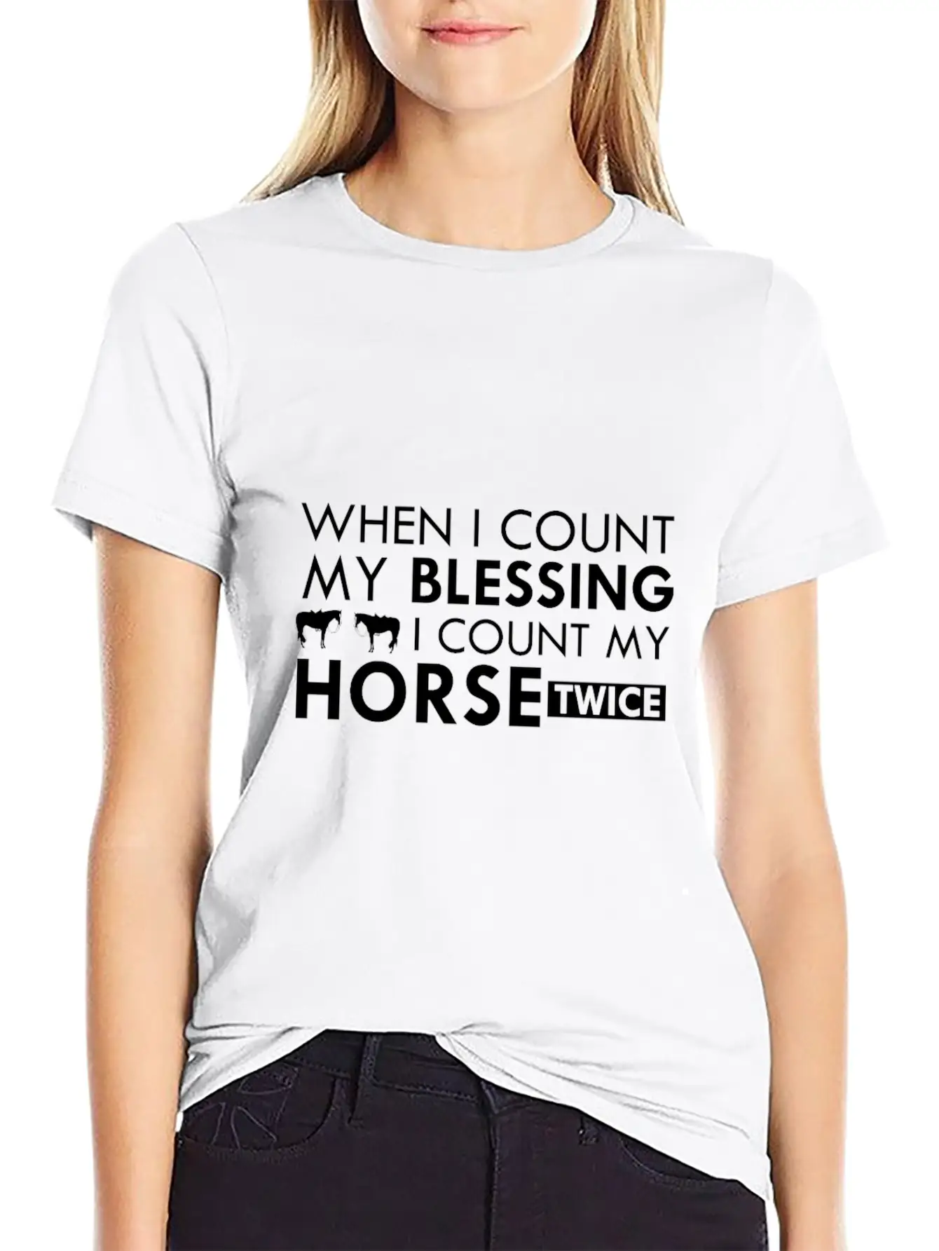 Horse Classic Fit Graphic Tee For Daily Comfort – Unisex Cotton Shirt
