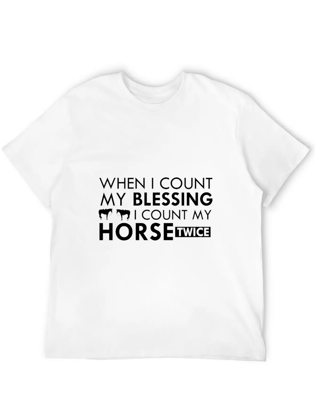 Horse Classic Fit Graphic Tee For Daily Comfort – Unisex Cotton Shirt