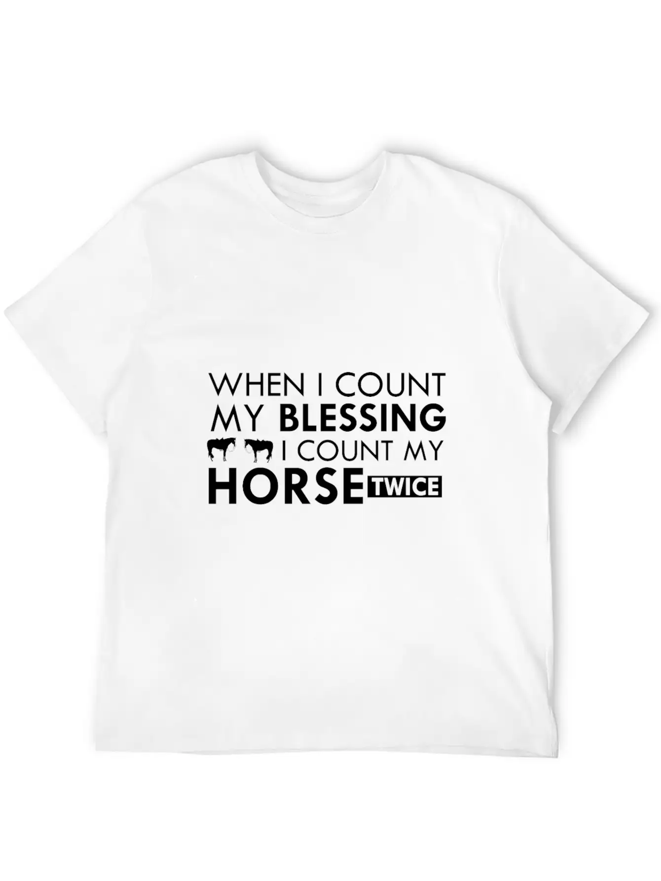 Horse Classic Fit Graphic Tee For Daily Comfort – Unisex Cotton Shirt
