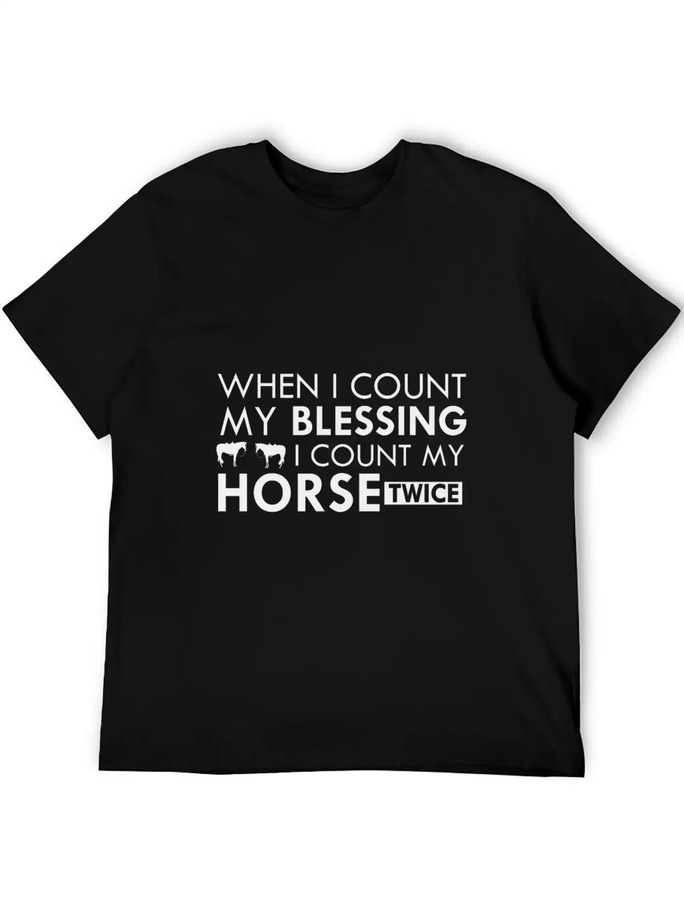 Horse Classic Fit Graphic Tee For Daily Comfort – Unisex Cotton Shirt
