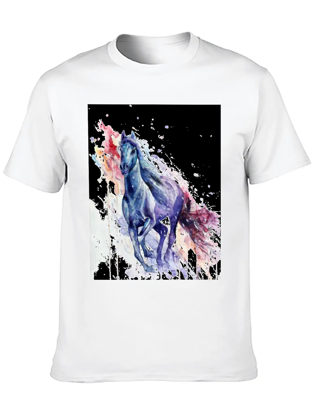 Horse Colors Unisex Casual T-Shirt – Clean Design For Daily Comfort