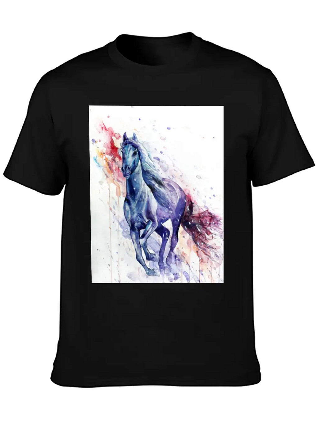 Horse Colors Unisex Casual T-Shirt – Clean Design For Daily Comfort