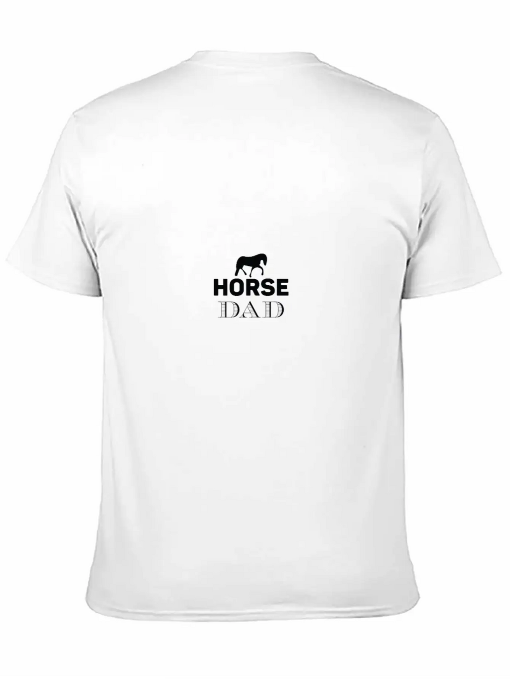 Horse Dad Unisex Casual T-Shirt – Clean Design For Daily Comfort