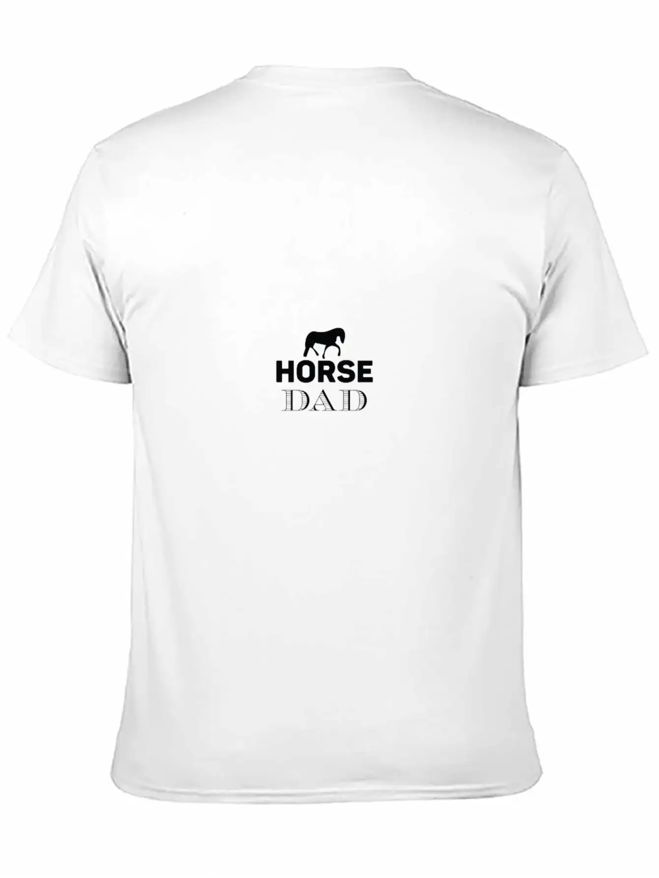 Horse Dad Unisex Casual T-Shirt – Clean Design For Daily Comfort
