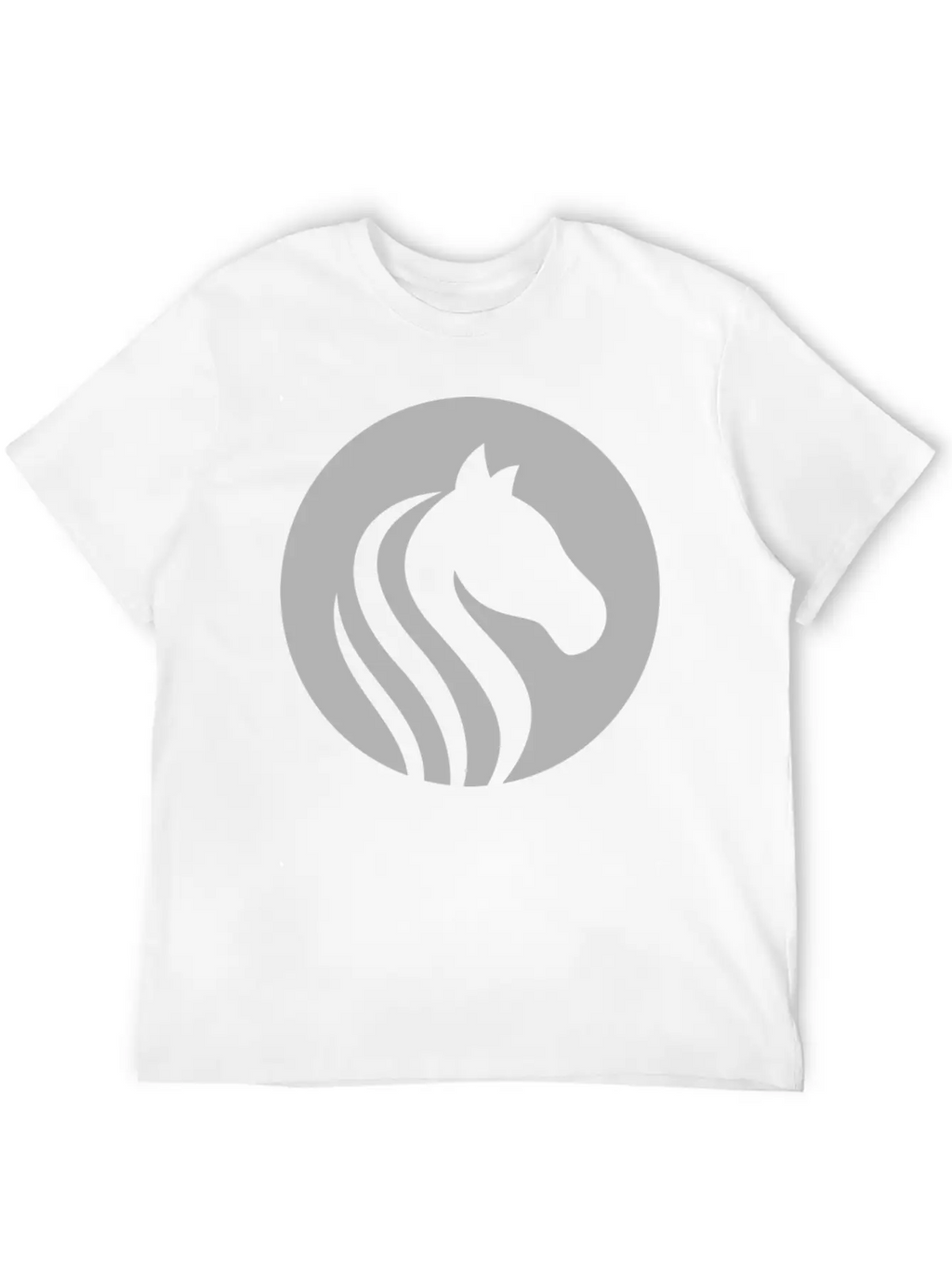 Horse Design T-Shirt Unisex Short Sleeve Soft Cotton T-Shirt – Casual Everyday Wear