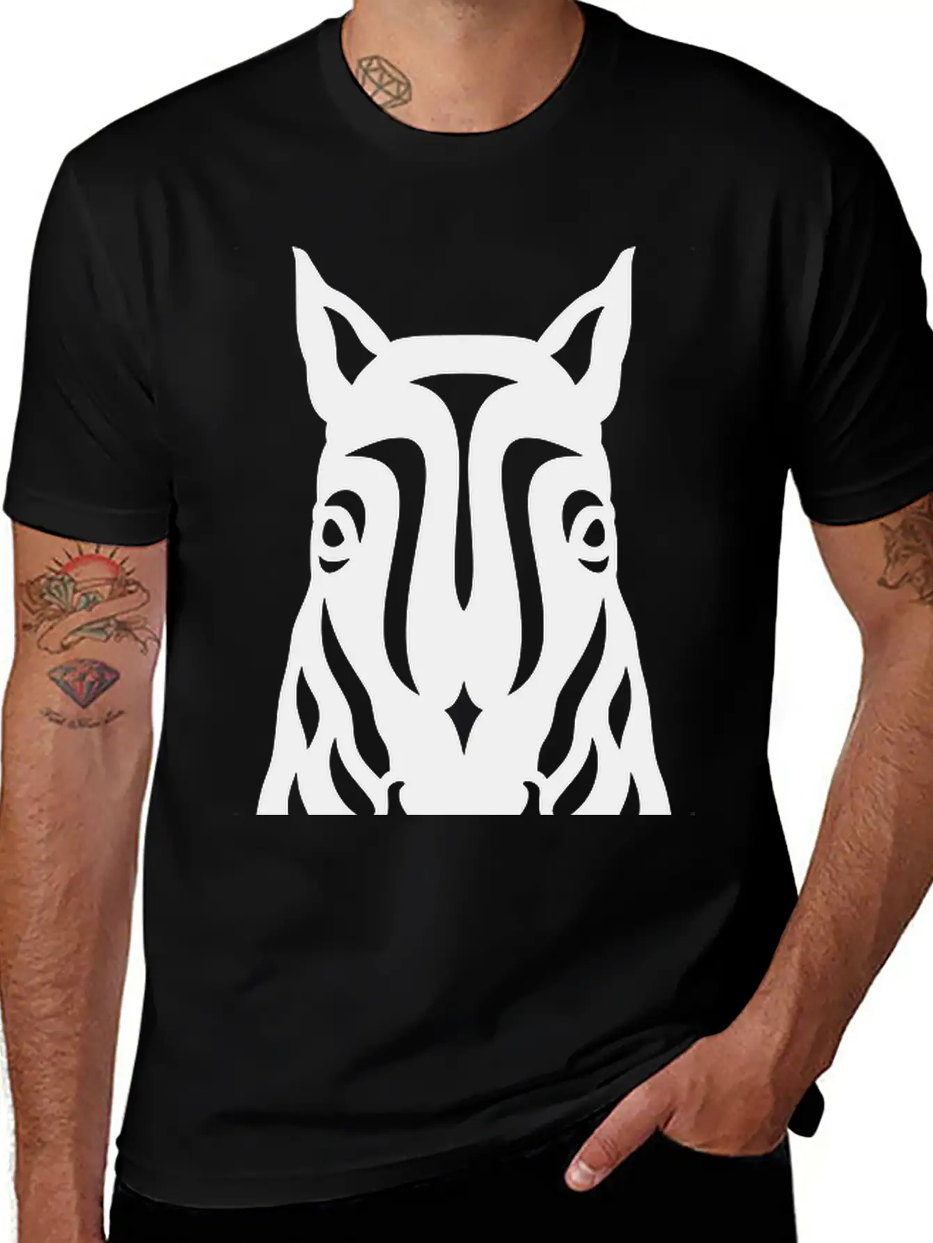 Horse Face Rick Unisex Casual T-Shirt – Clean Design For Daily Comfort