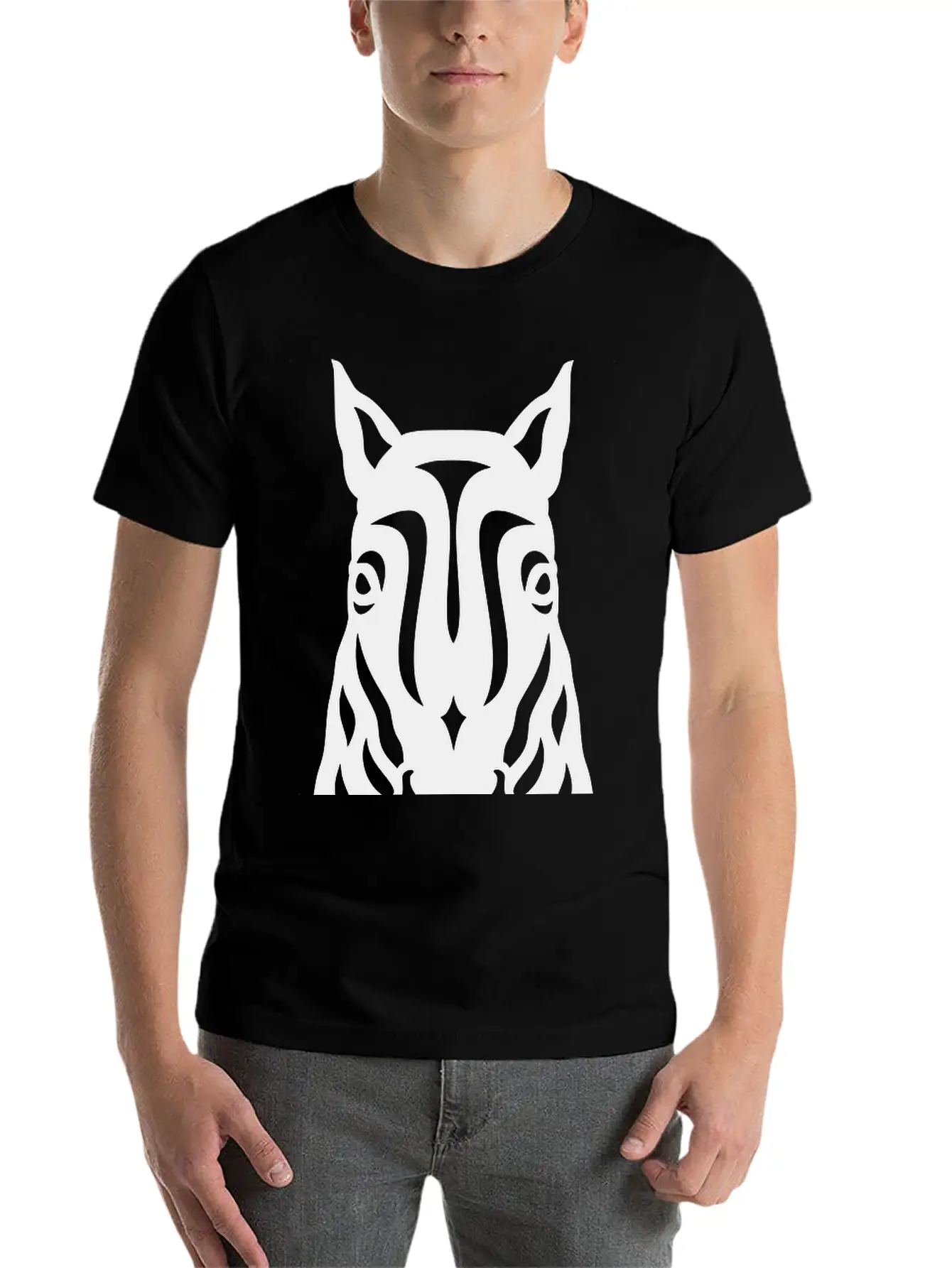 Horse Face Rick Unisex Casual T-Shirt – Clean Design For Daily Comfort