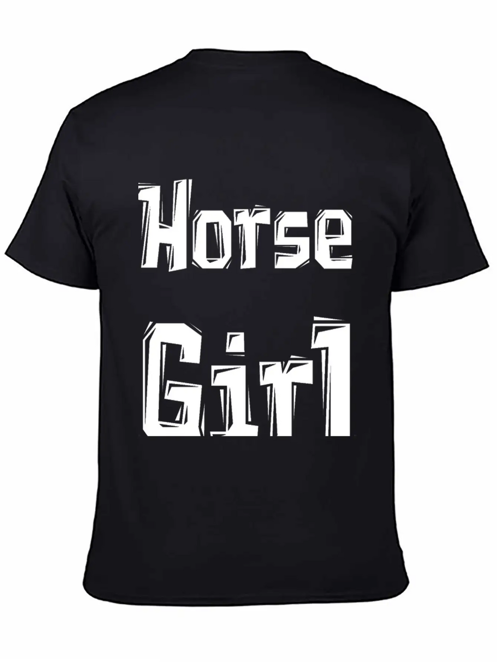 Horse Girl Casual Graphic T-Shirt – Simple And Comfortable Daily Wear