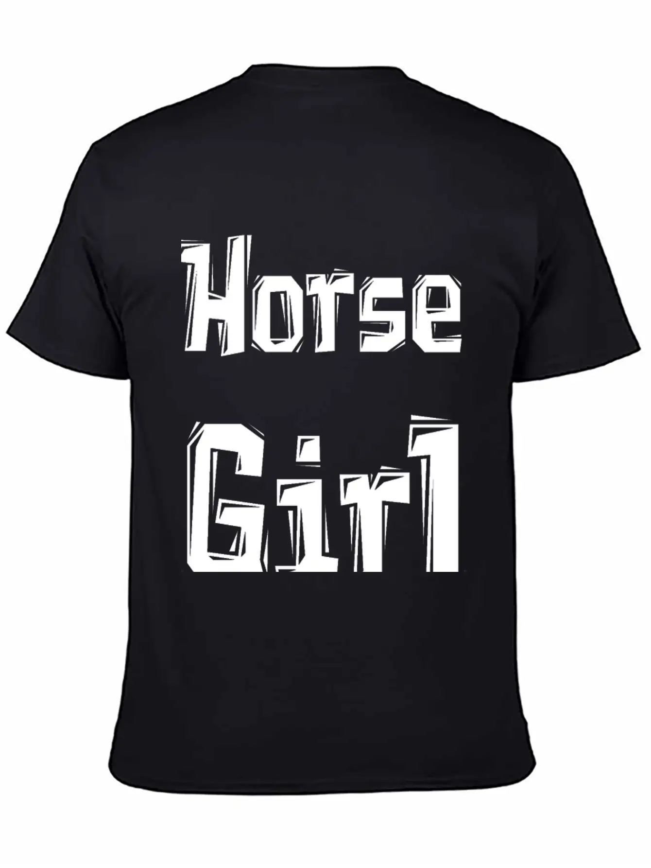 Horse Girl Casual Graphic T-Shirt – Simple And Comfortable Daily Wear